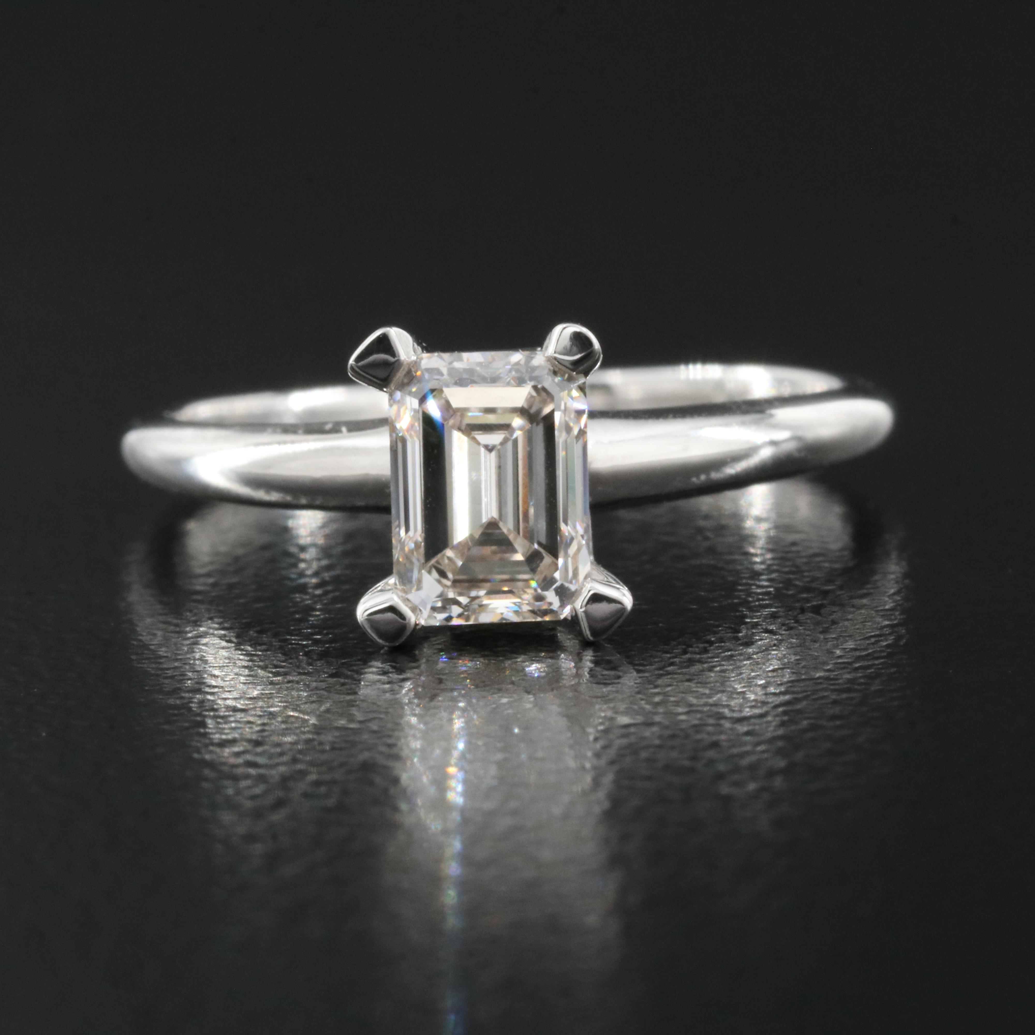 14K 0.99 CT Lab Grown Diamond Solitaire Ring