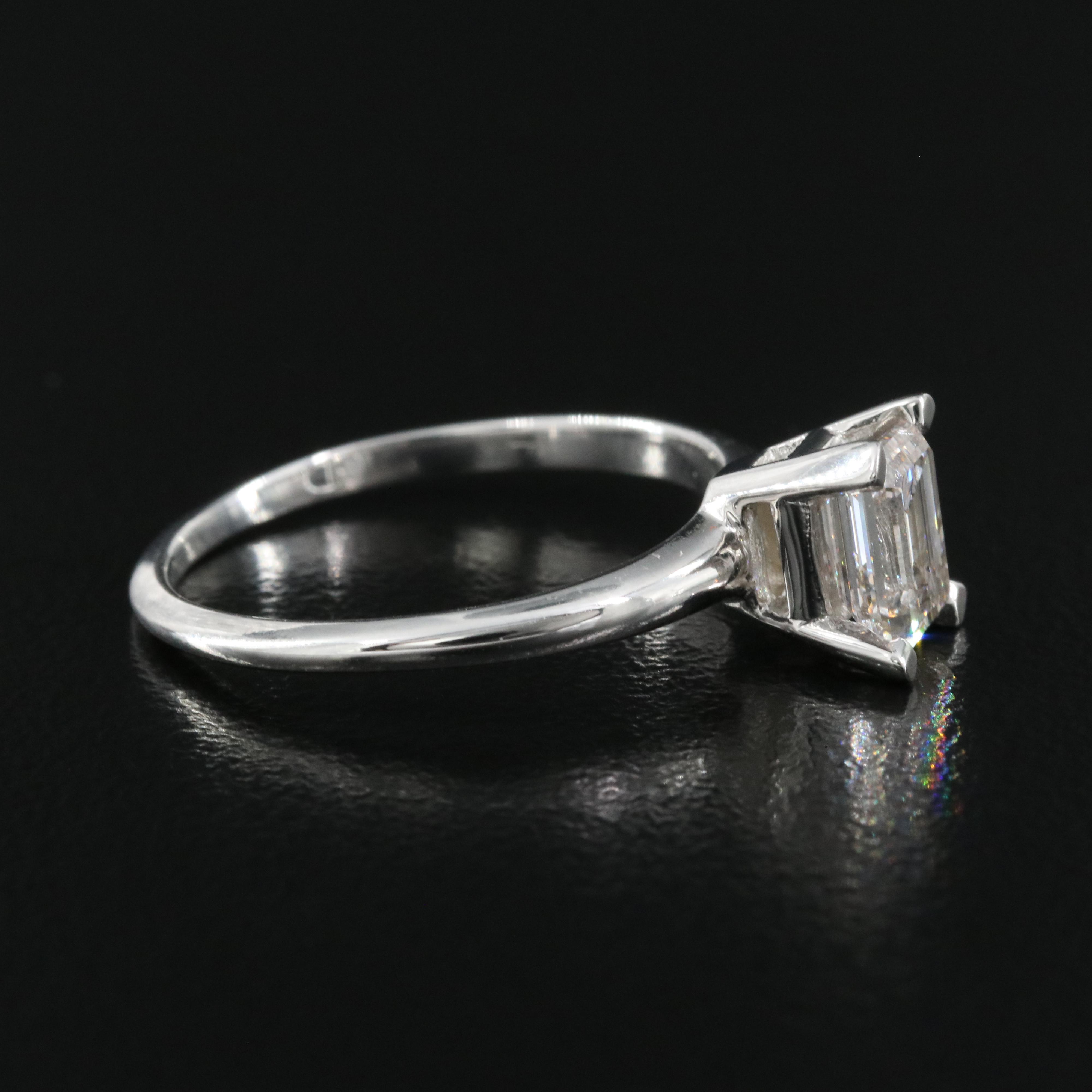 14K 0.99 CT Lab Grown Diamond Solitaire Ring