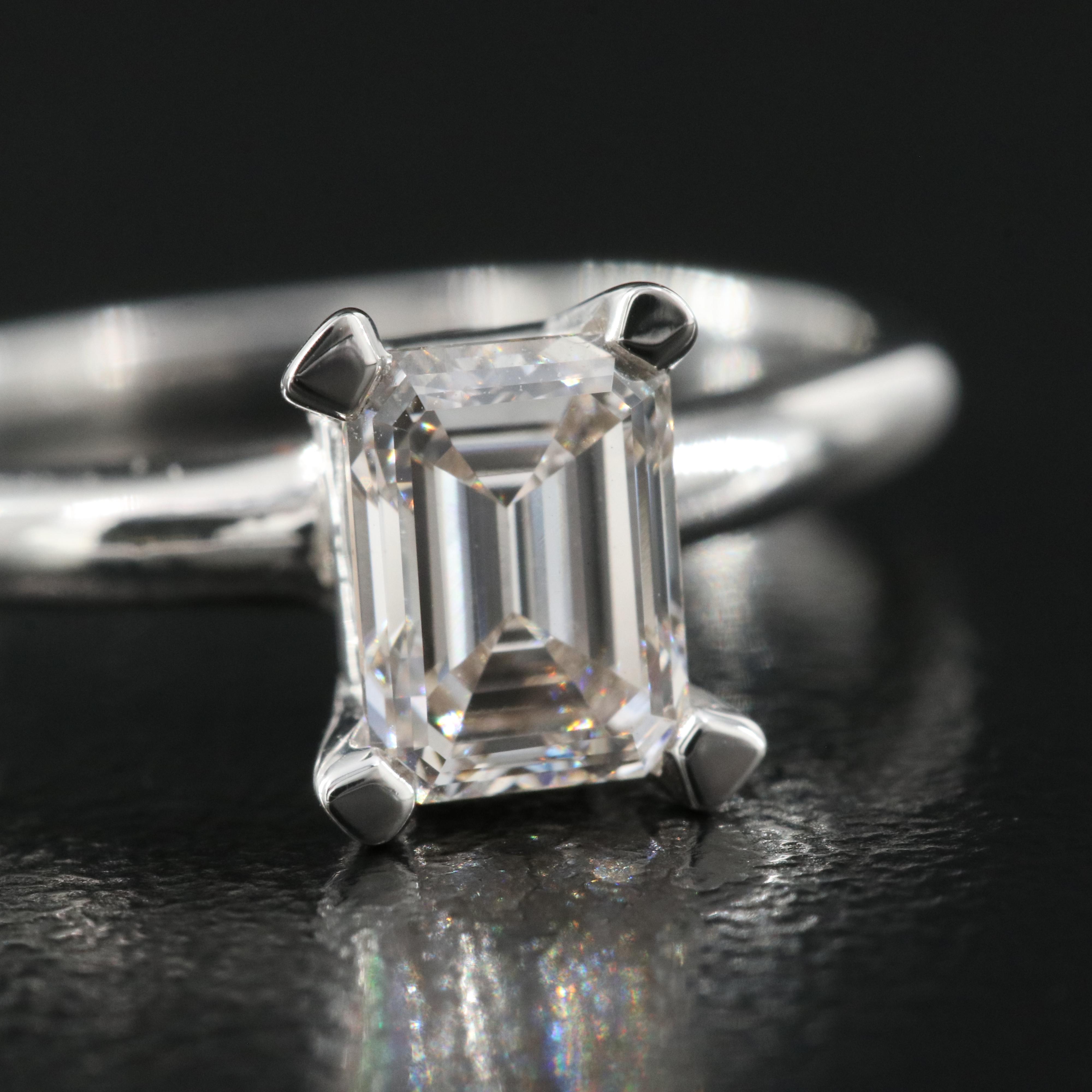 14K 0.99 CT Lab Grown Diamond Solitaire Ring