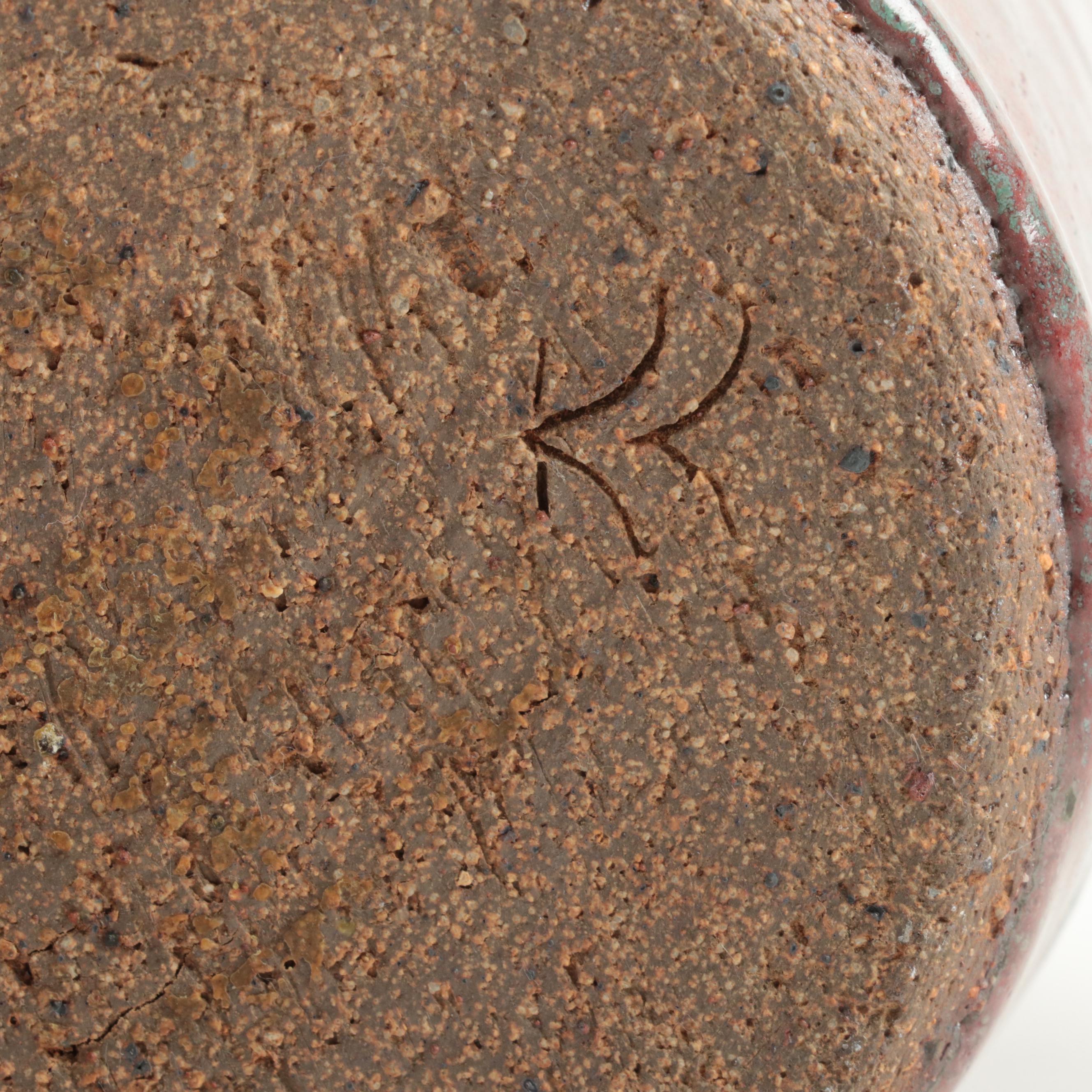 Artist Signed Earthenware Jug with Other Art Pottery Covered Dish