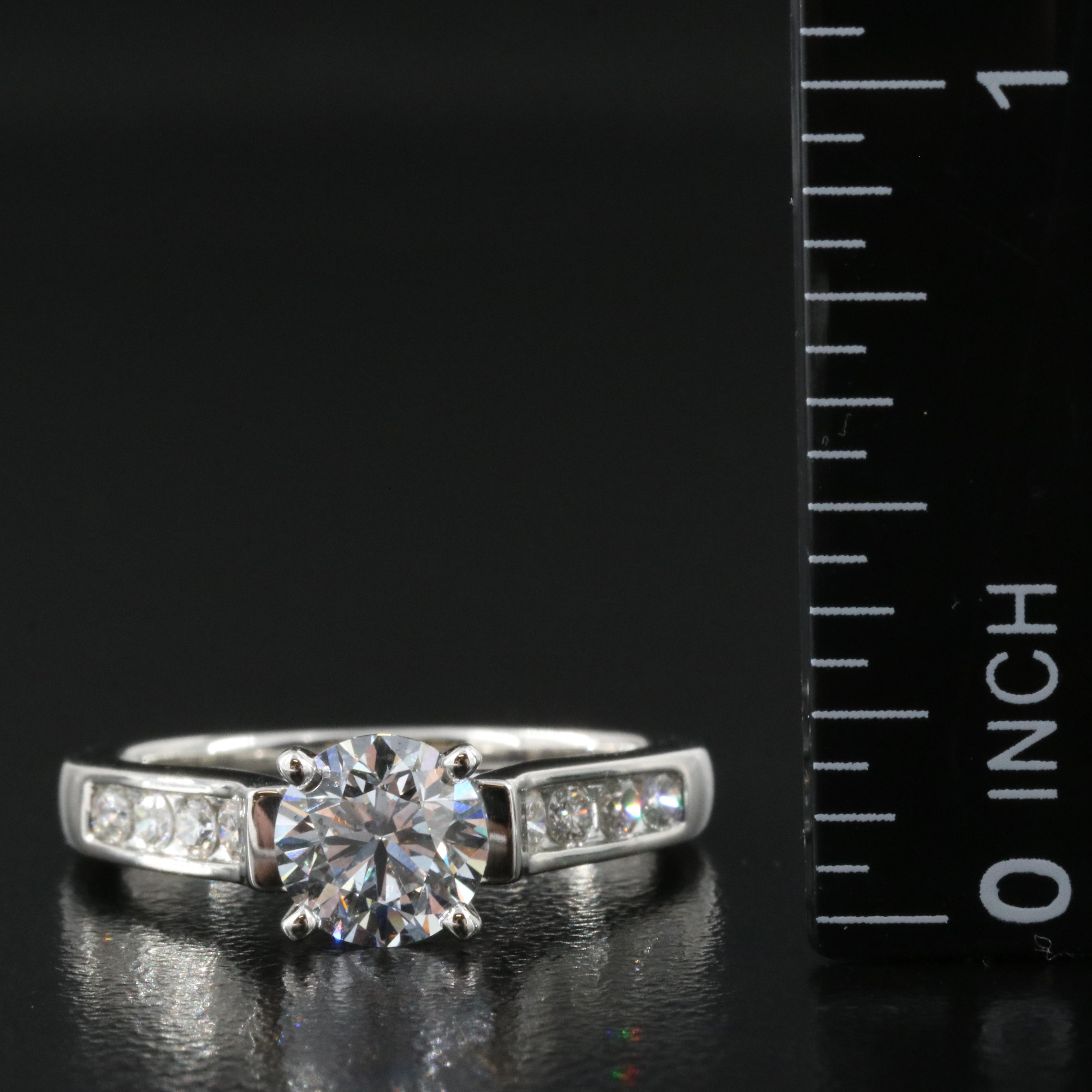 Platinum 1.30 CTW Lab Grown Diamond Ring