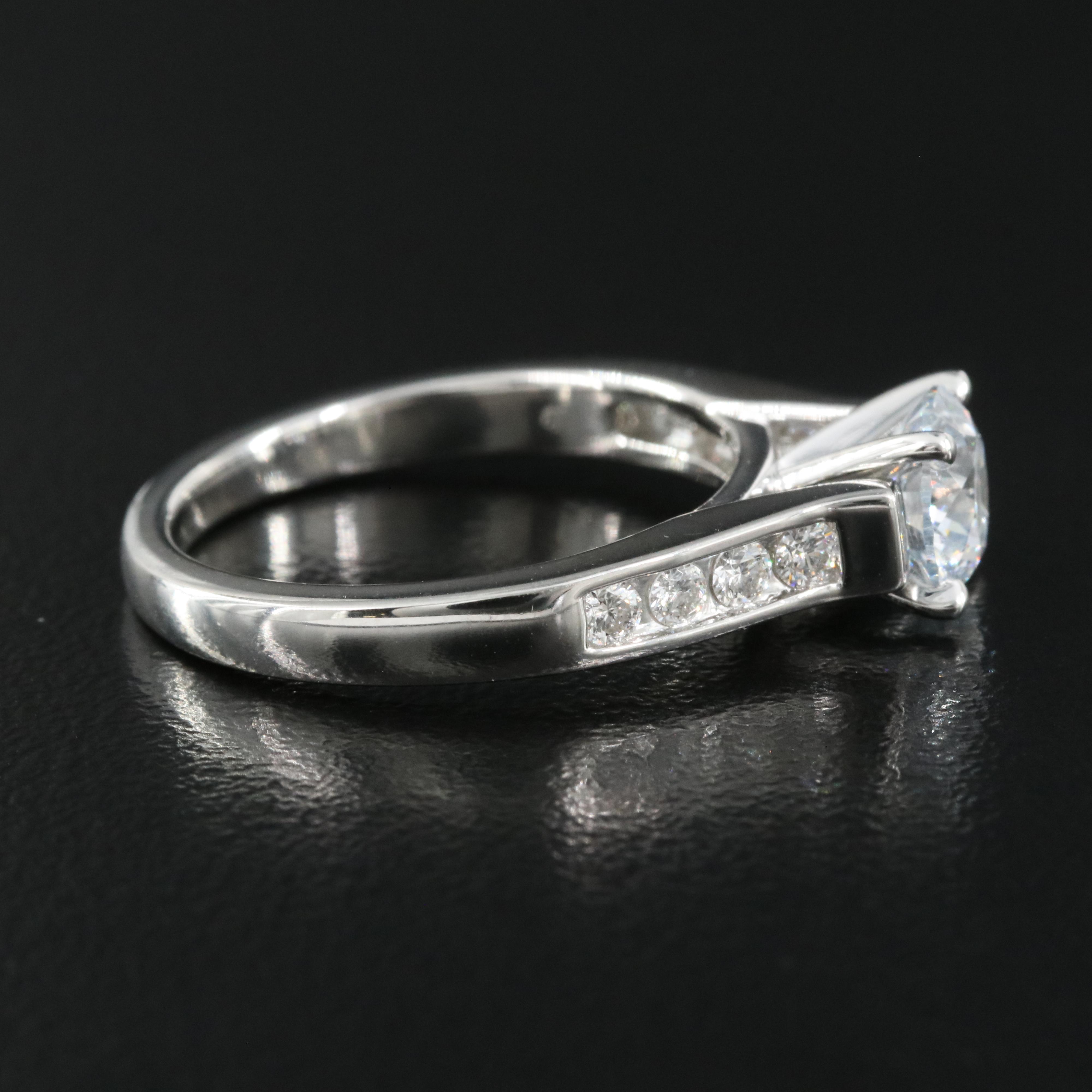 Platinum 1.30 CTW Lab Grown Diamond Ring