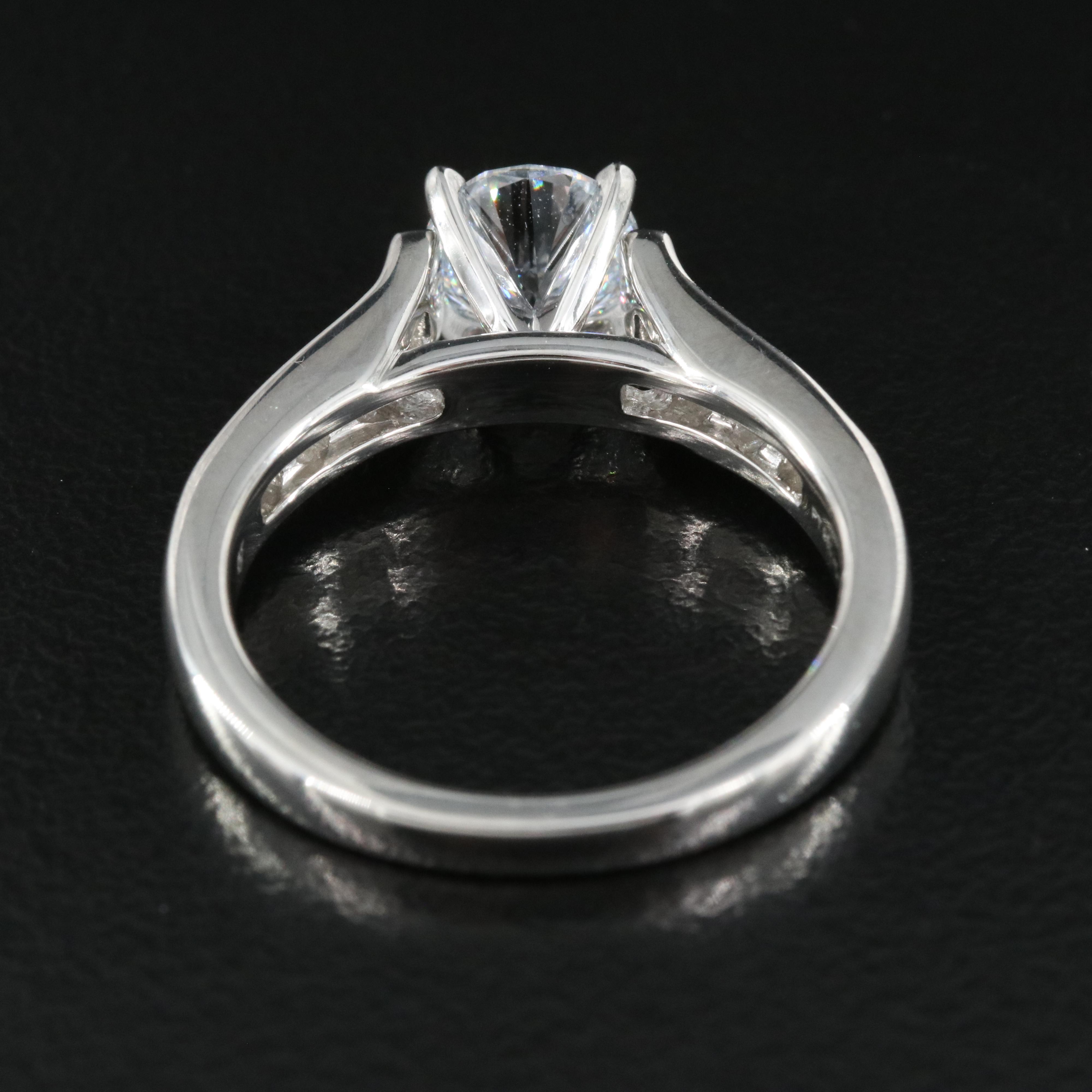 Platinum 1.30 CTW Lab Grown Diamond Ring