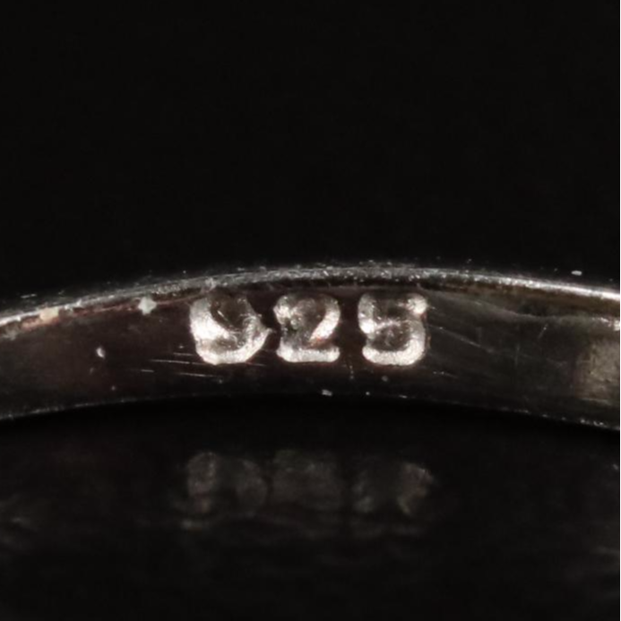 Sterling Garnet Ring