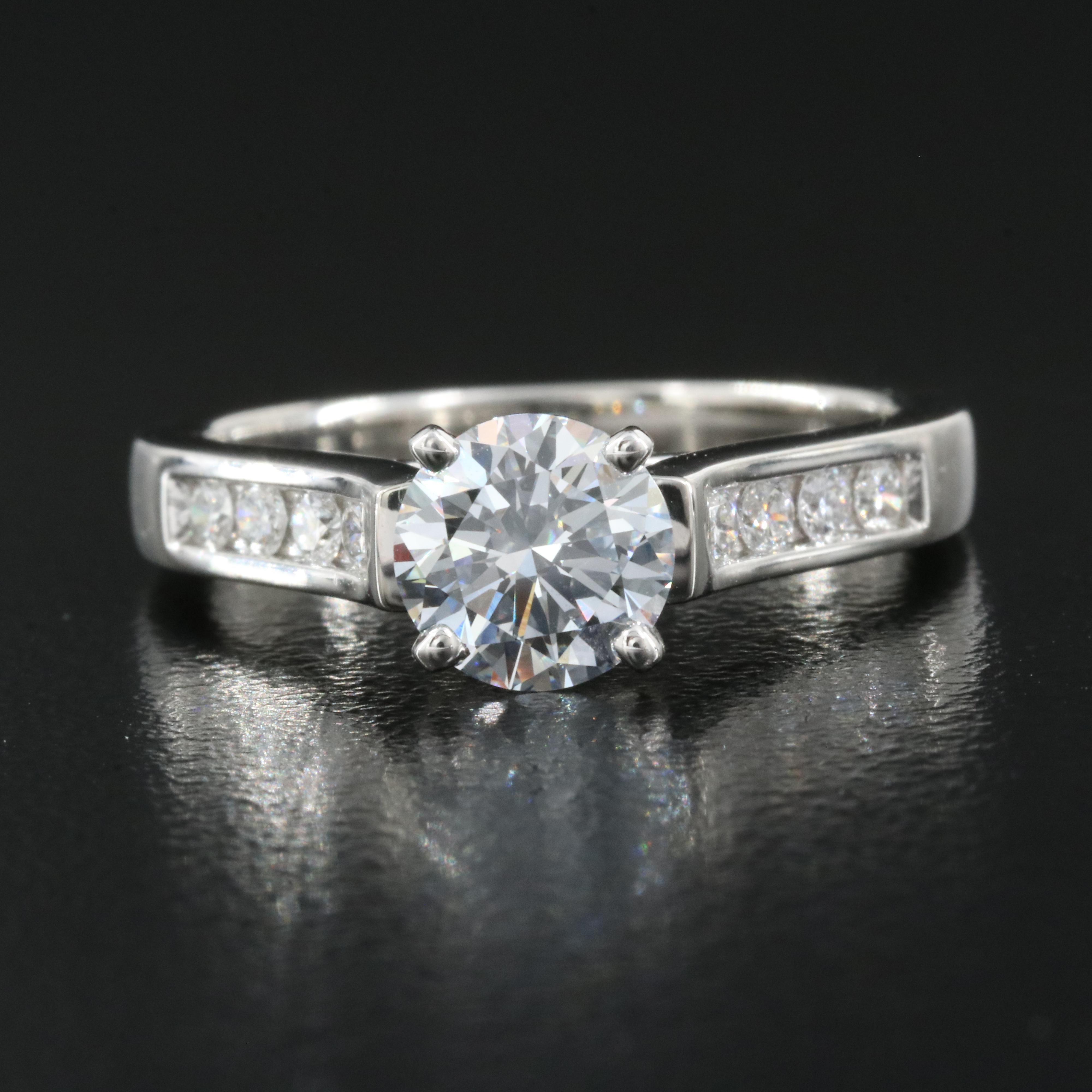 Platinum 1.27 CTW Lab Grown Diamond Ring