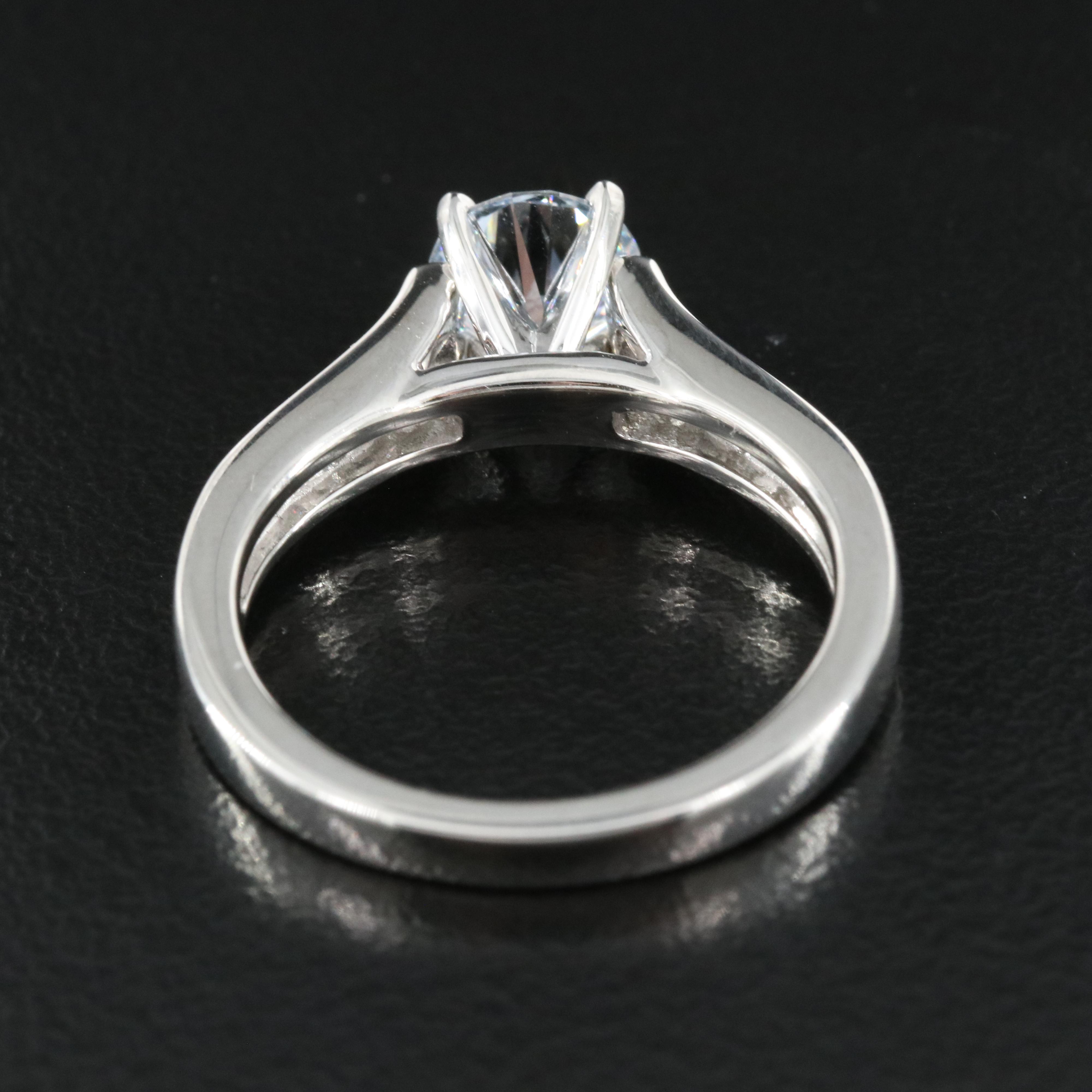 Platinum 1.27 CTW Lab Grown Diamond Ring