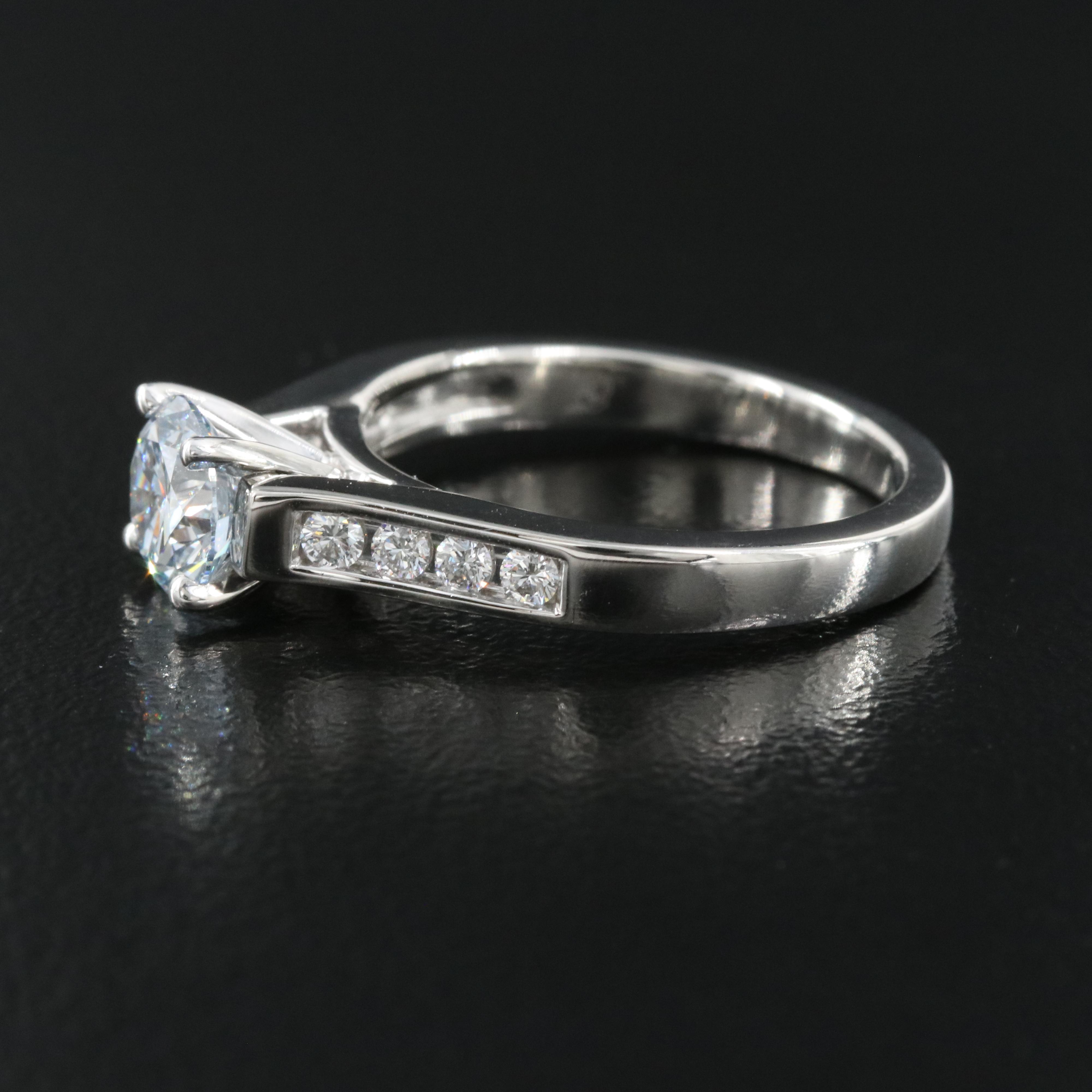 Platinum 1.27 CTW Lab Grown Diamond Ring