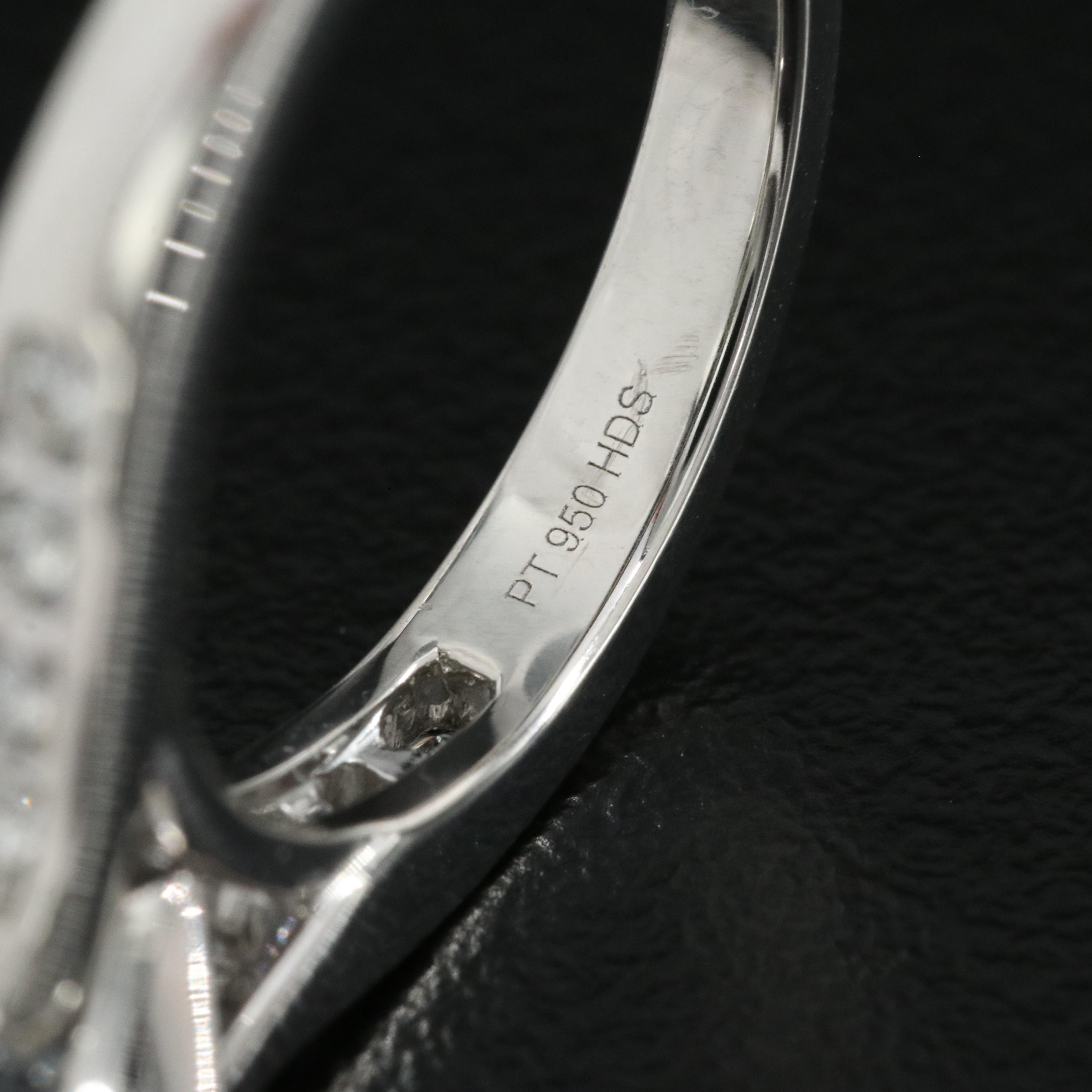 Platinum 1.24 CTW Lab Grown Diamond Ring