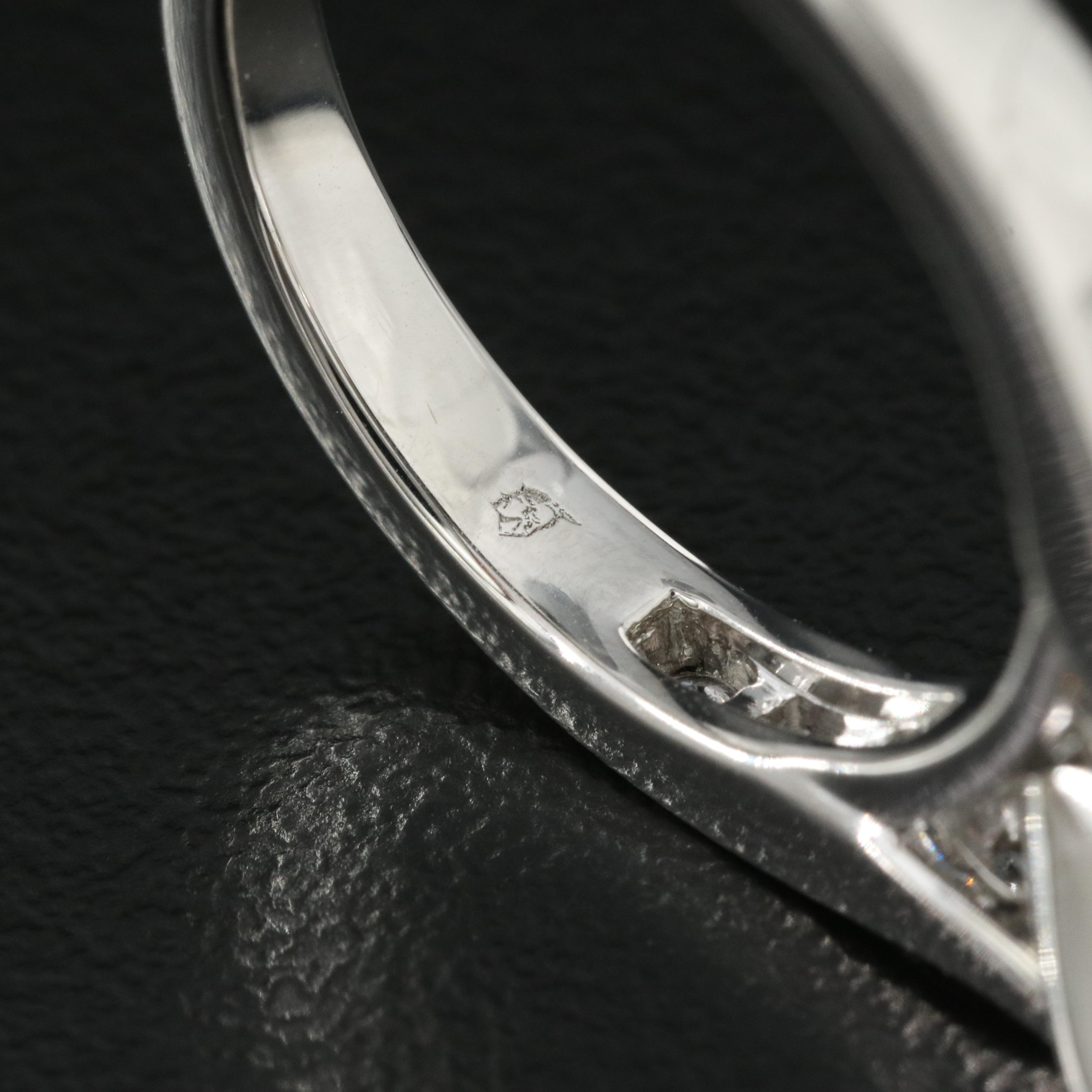 Platinum 1.24 CTW Lab Grown Diamond Ring