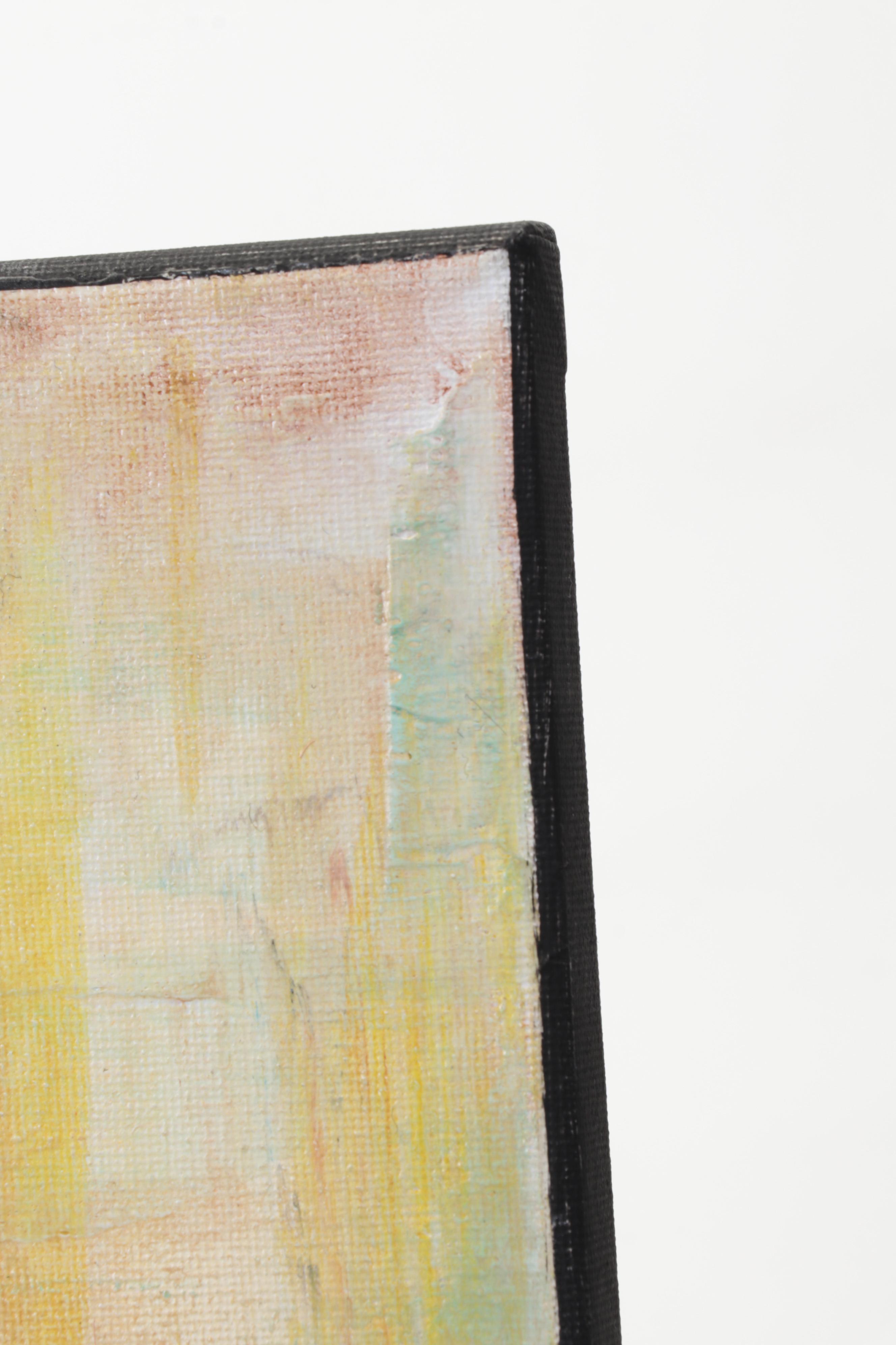 Farshad Lanjani Acrylic Painting of Coastal City Skyline, 21st Century