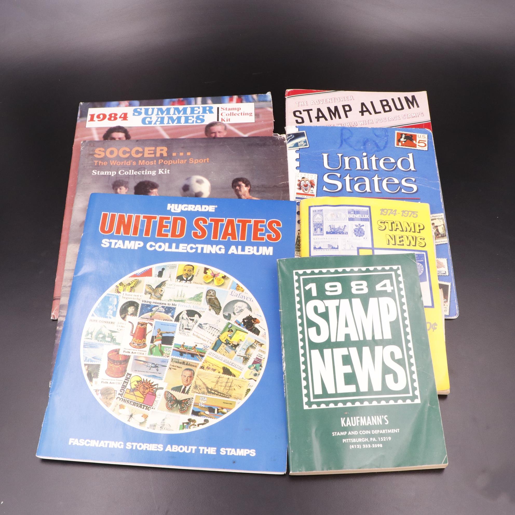 U.S. & Foreign Postage Stamps, Philately Books, and Stamp Supplies