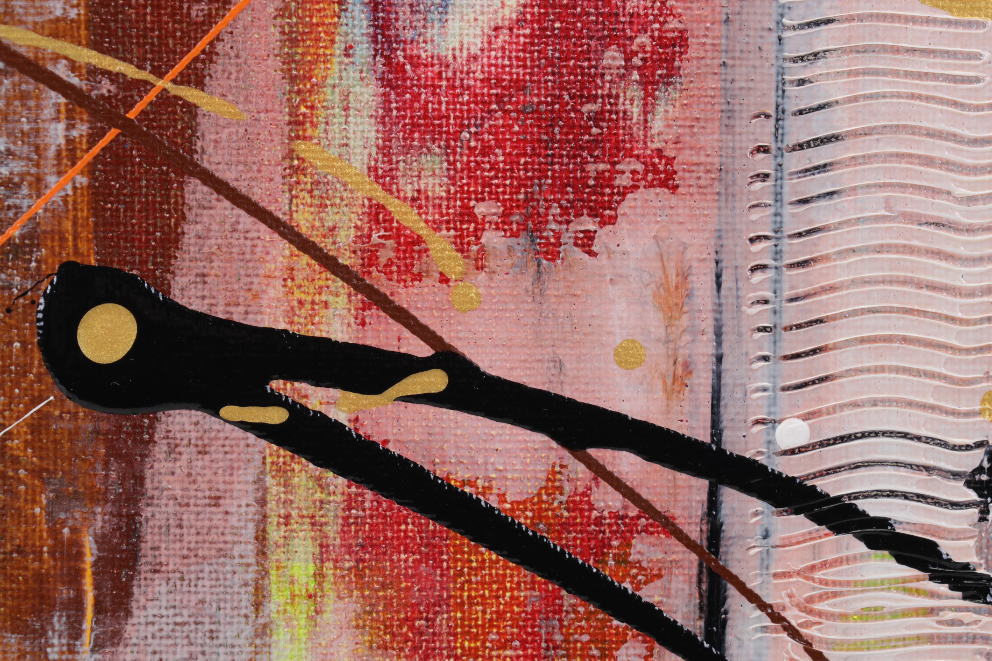 Farshad Lanjani Abstract Acrylic Painting, 21st Century