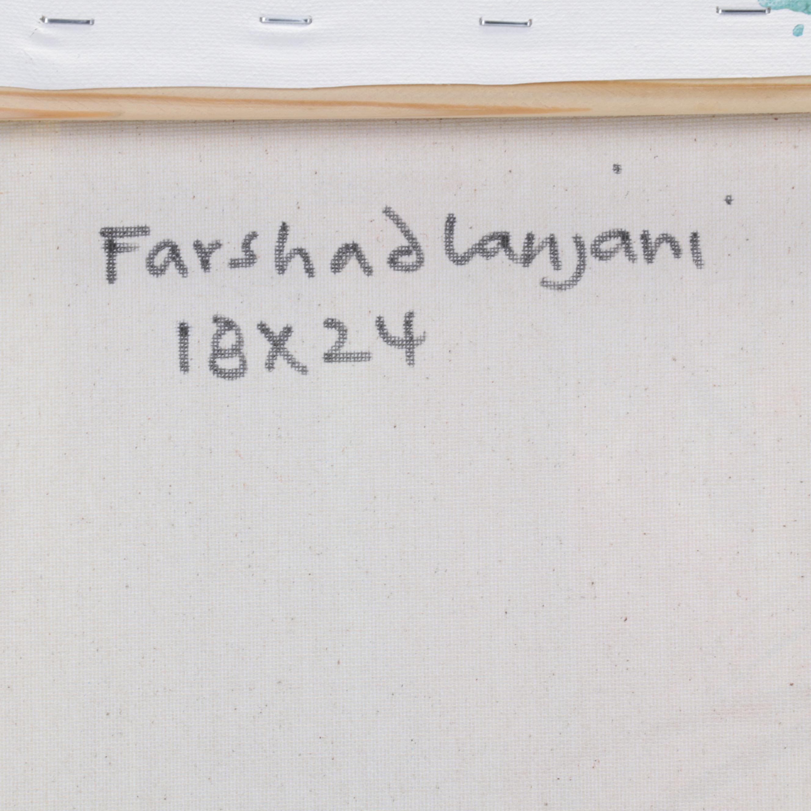 Farshad Lanjani Abstract Acrylic Painting, 21st Century