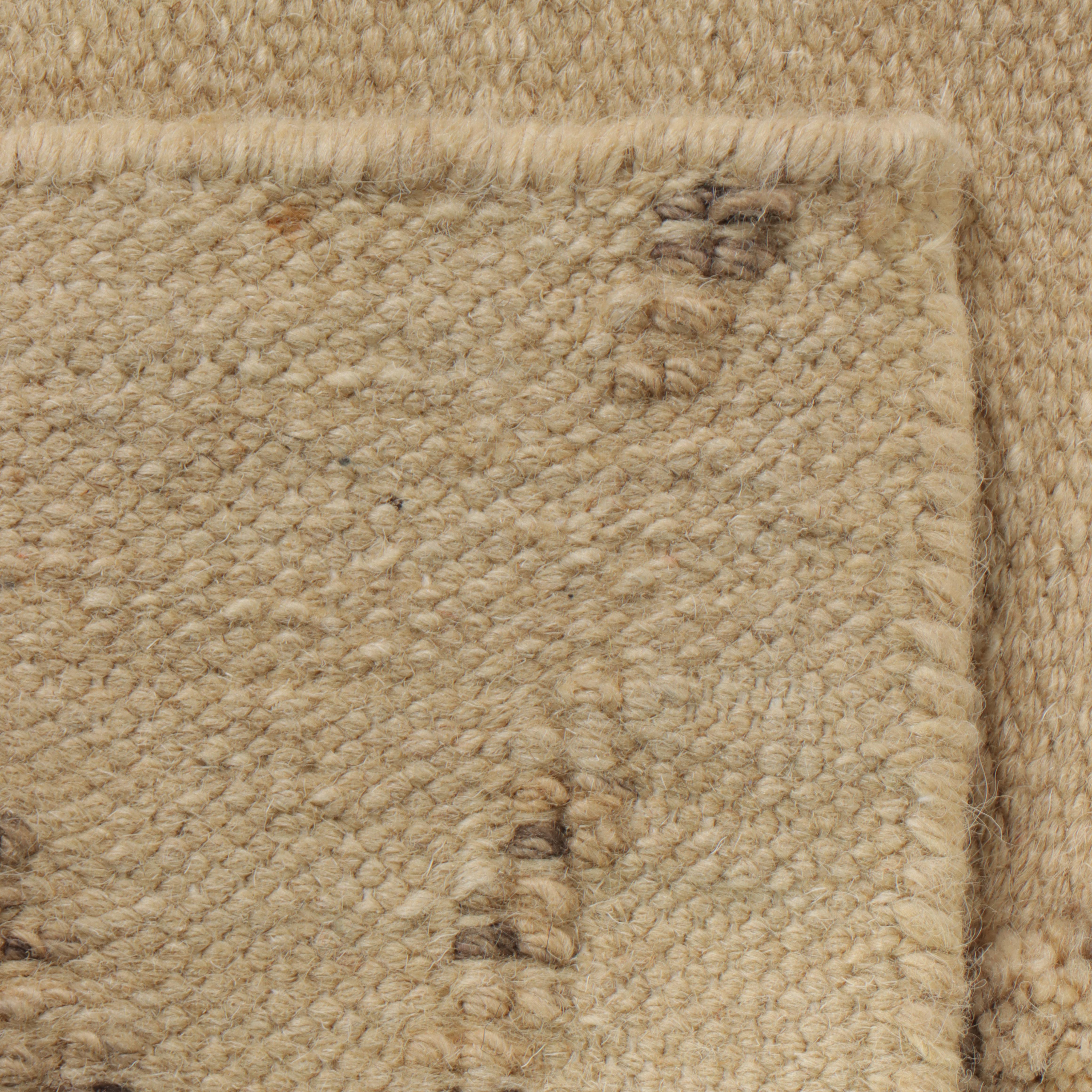 5' x 8'4 Handwoven Indian Mixed Technique Area Rug