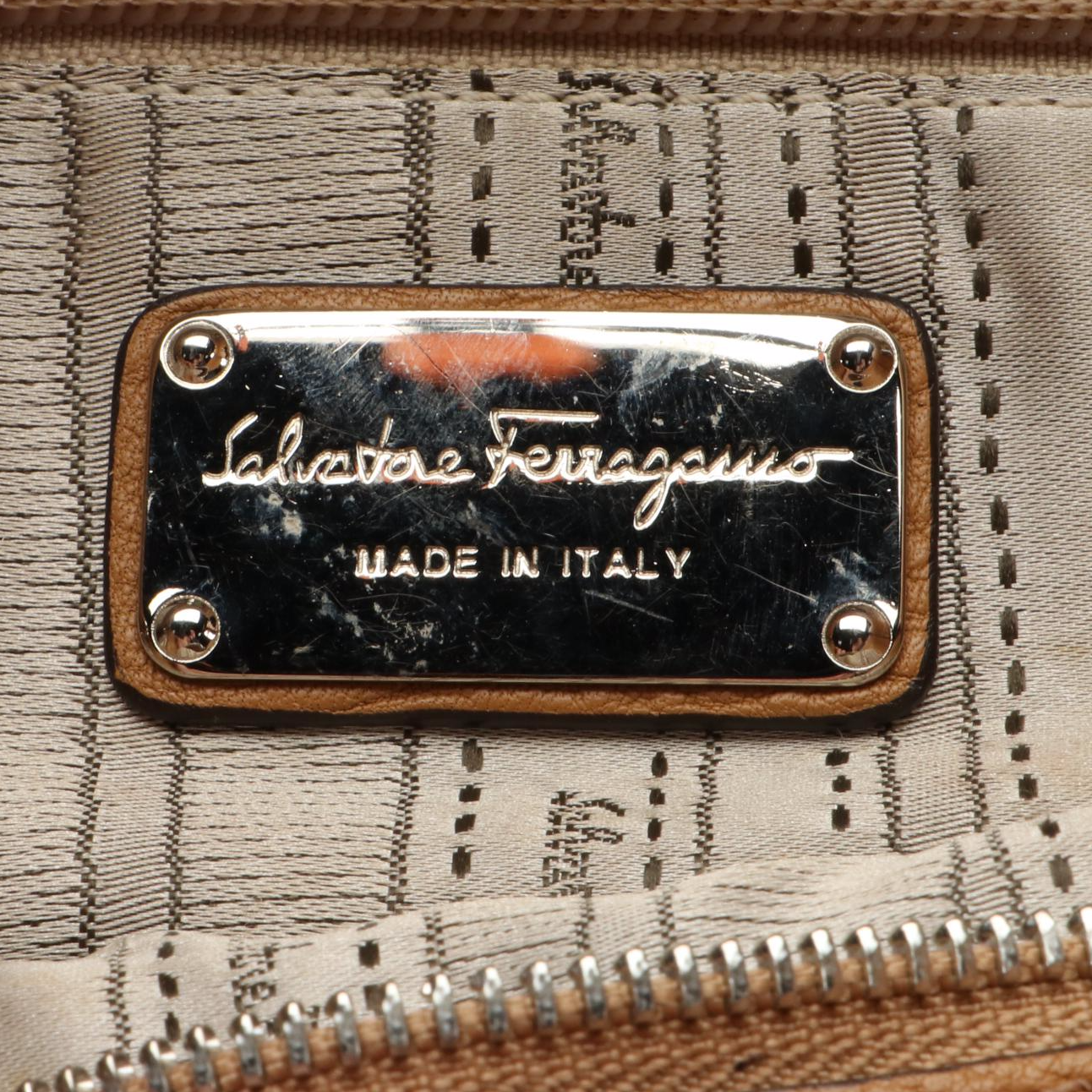 Salvatore Ferragamo Sofia Two-Way Bag in Pebble Grain Leather