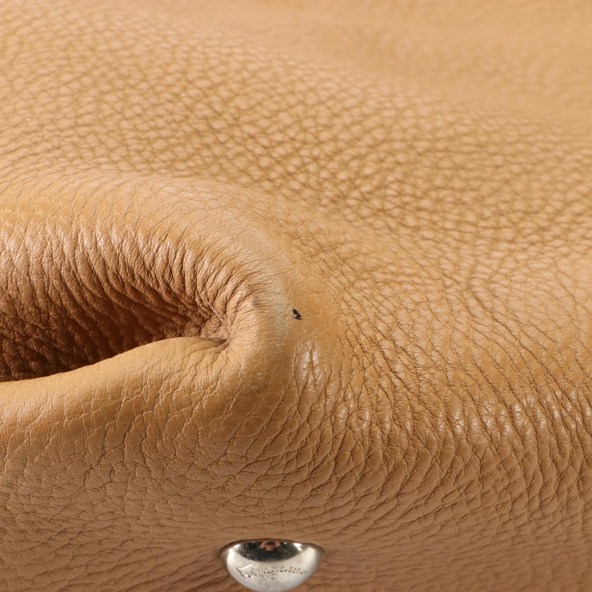 Salvatore Ferragamo Sofia Two-Way Bag in Pebble Grain Leather