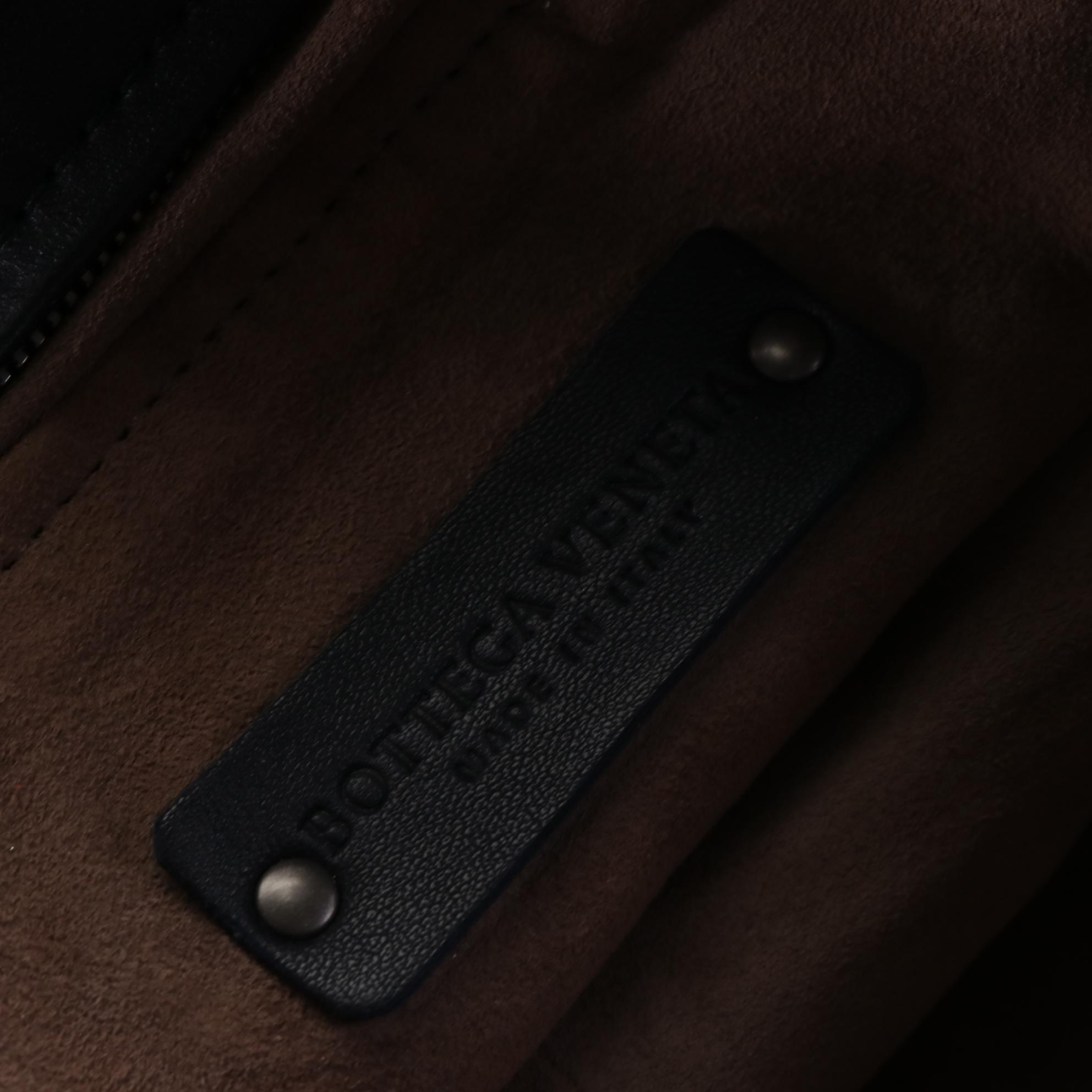 Bottega Veneta Short Fringe Shoulder Bag in Intrecciato Nappa Leather