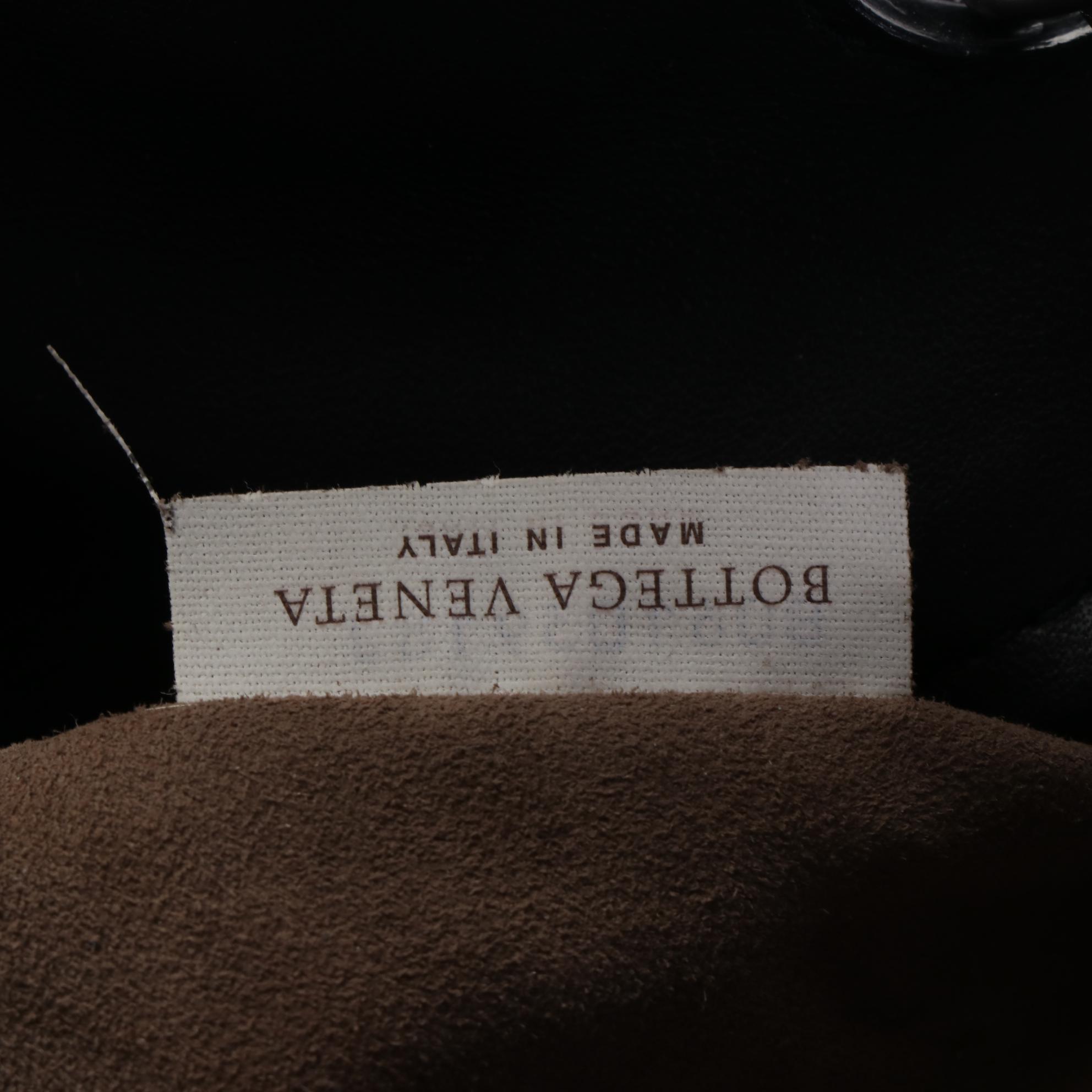 Bottega Veneta Short Fringe Shoulder Bag in Intrecciato Nappa Leather