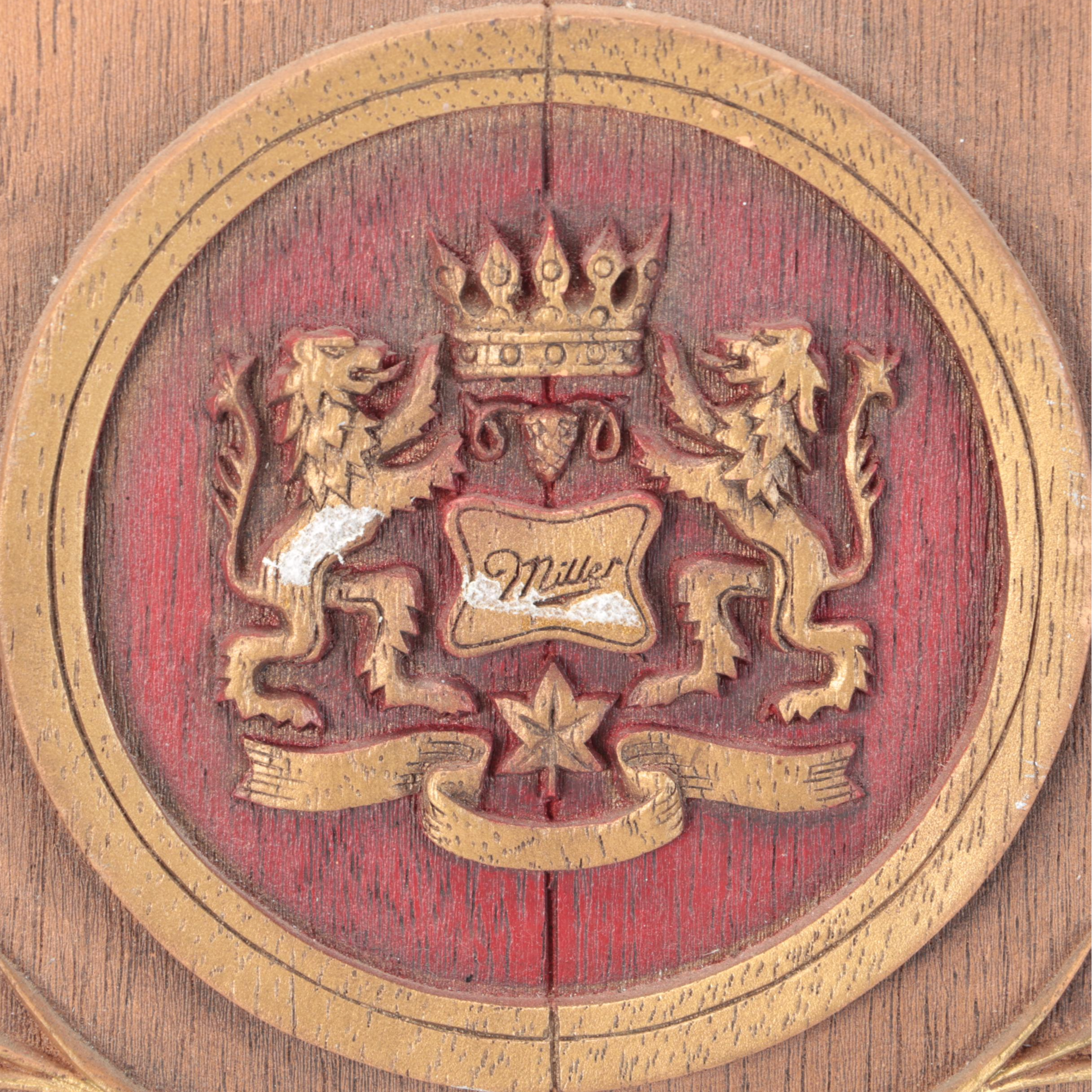 Miller, Falstaff, Wiedemann and Busch Advertising Beer Signs