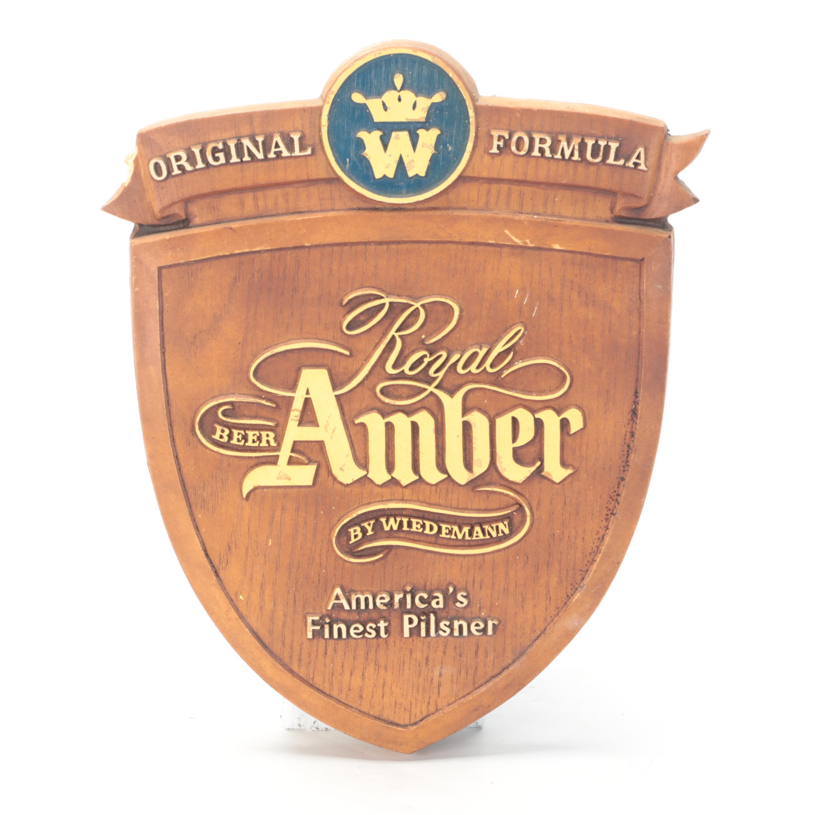 Miller, Falstaff, Wiedemann and Busch Advertising Beer Signs