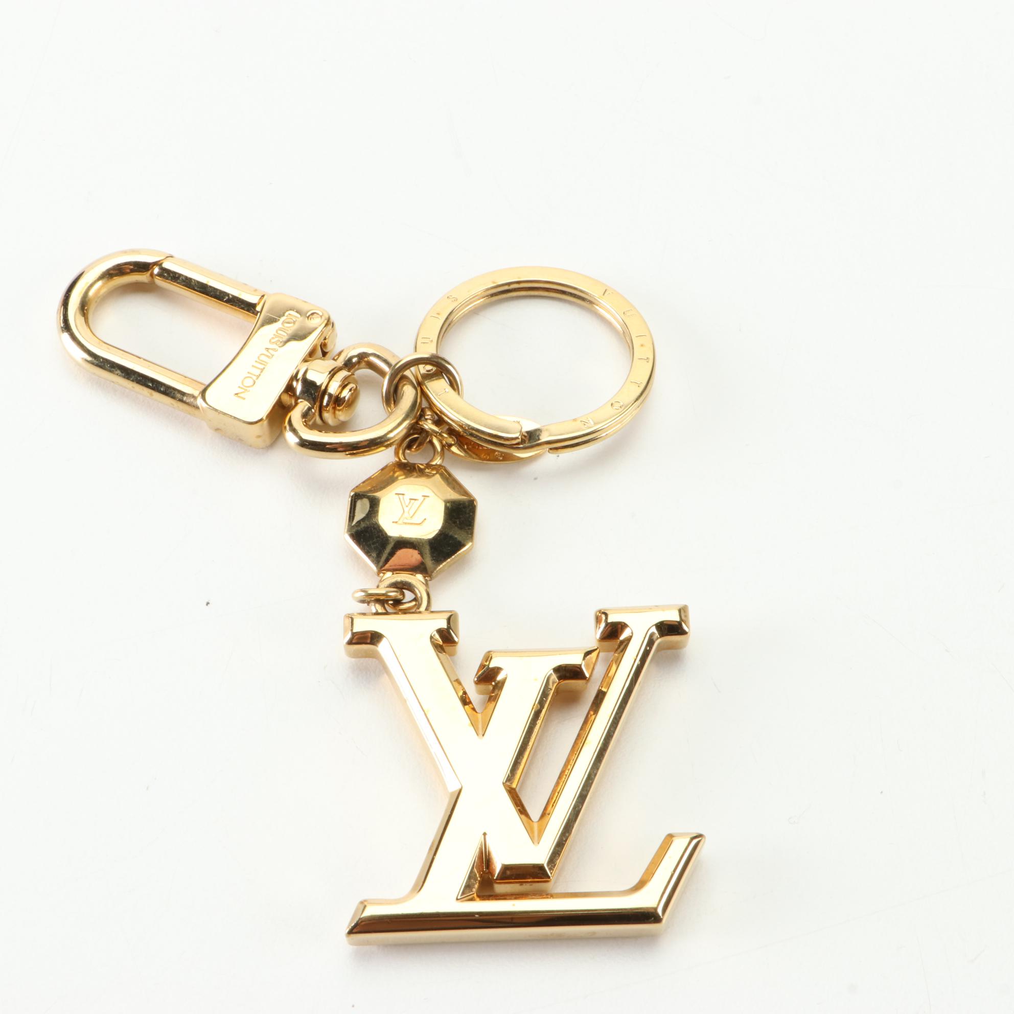 Louis Vuitton Logo Keychain Bag Charm