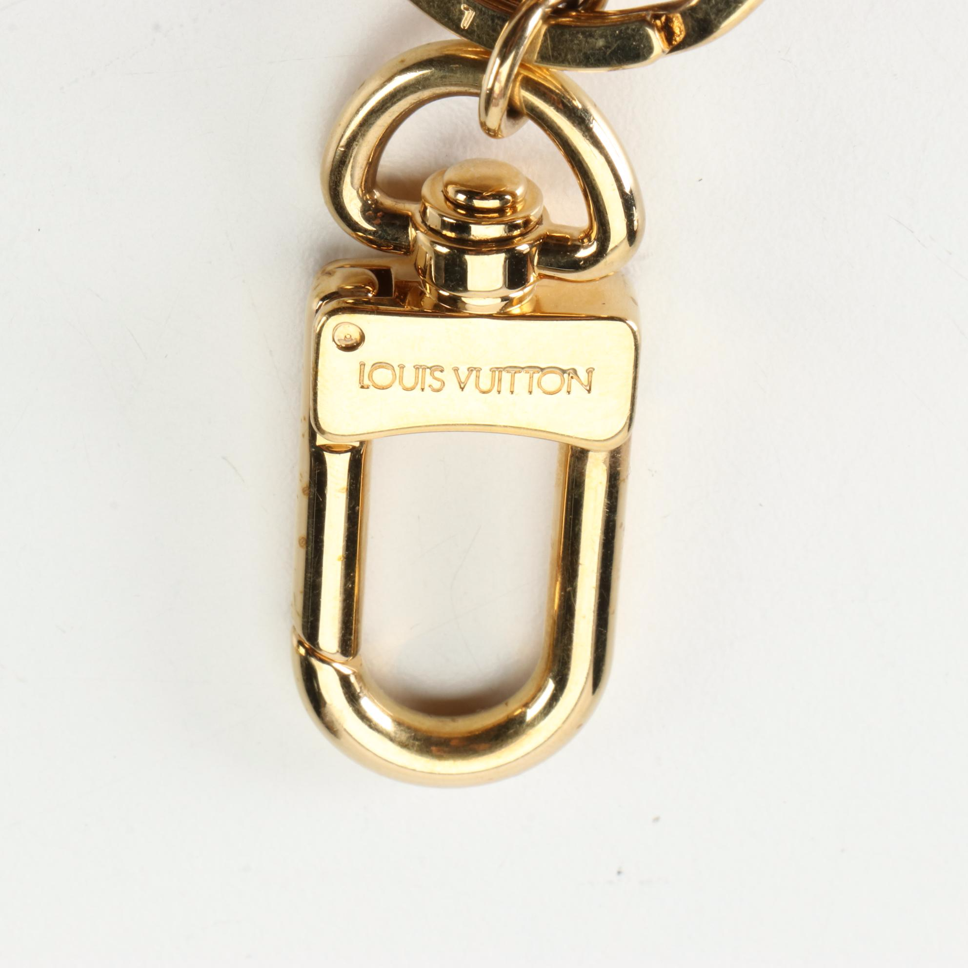 Louis Vuitton Logo Keychain Bag Charm