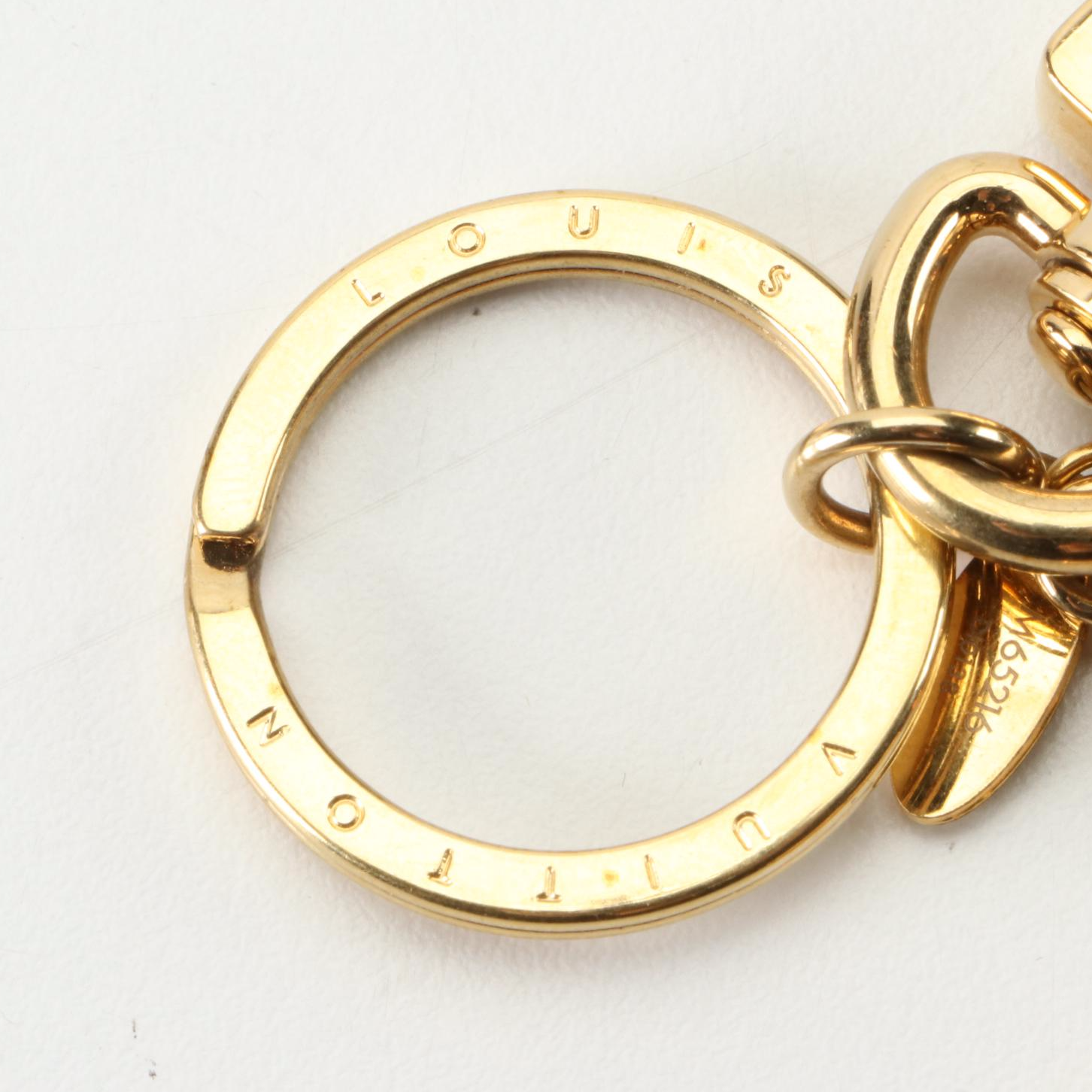 Louis Vuitton Logo Keychain Bag Charm