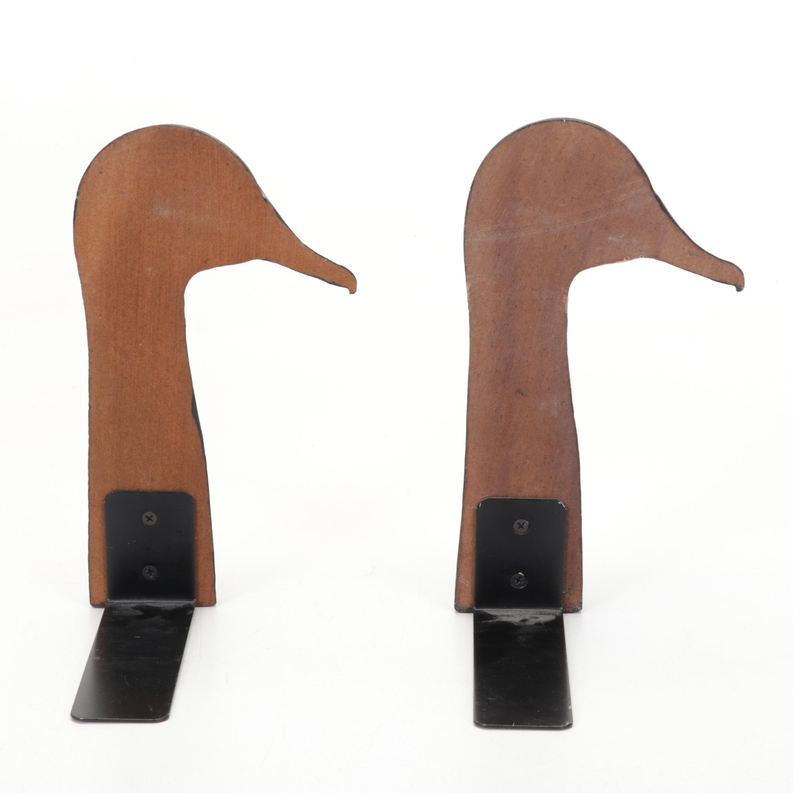 Bouillotte Candlestick Table Lamp With Bursley Ware Dishes, Decoy and Bookends