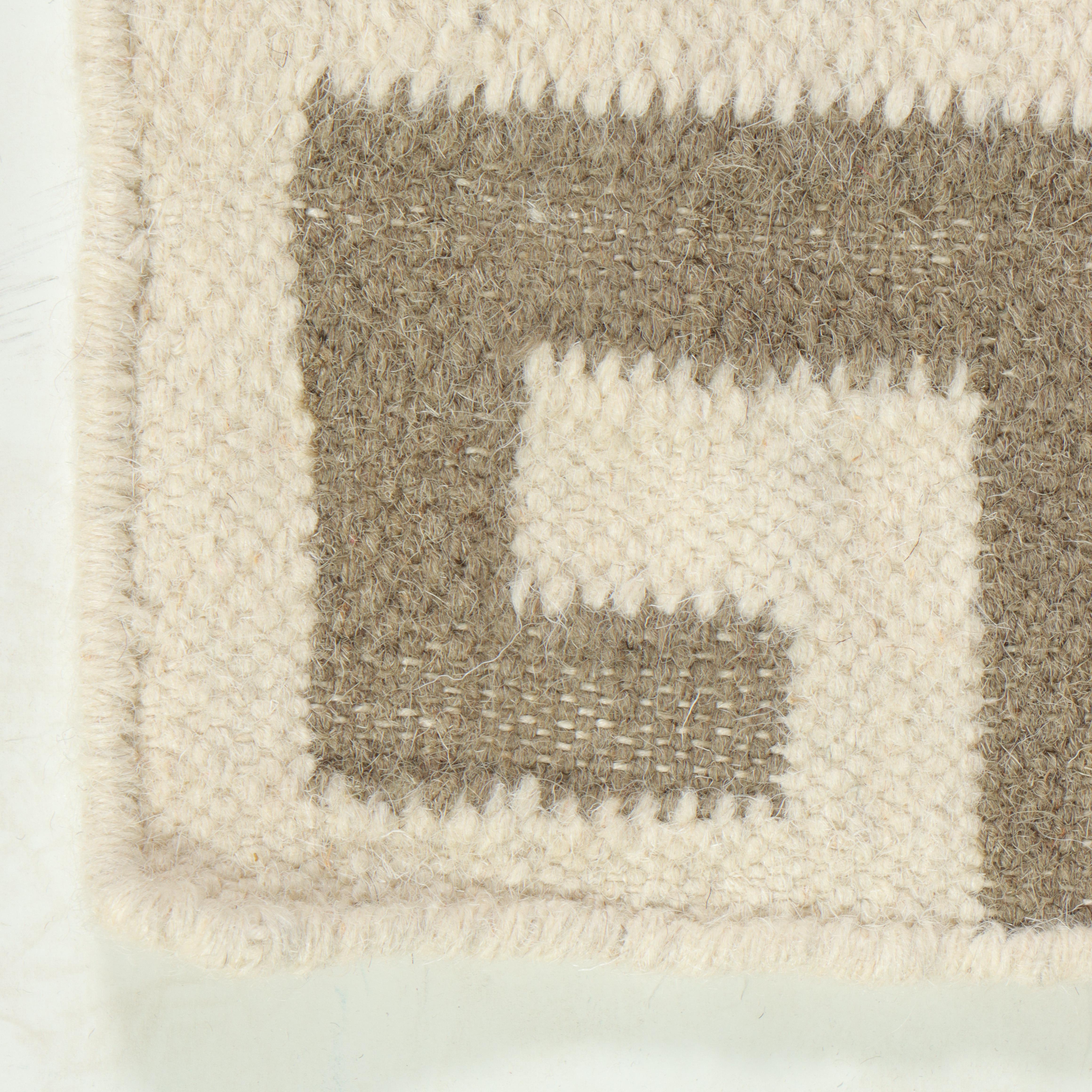 4'11 x 7'11 Handwoven The Rug Gallery Indian Dhurrie Area Rug