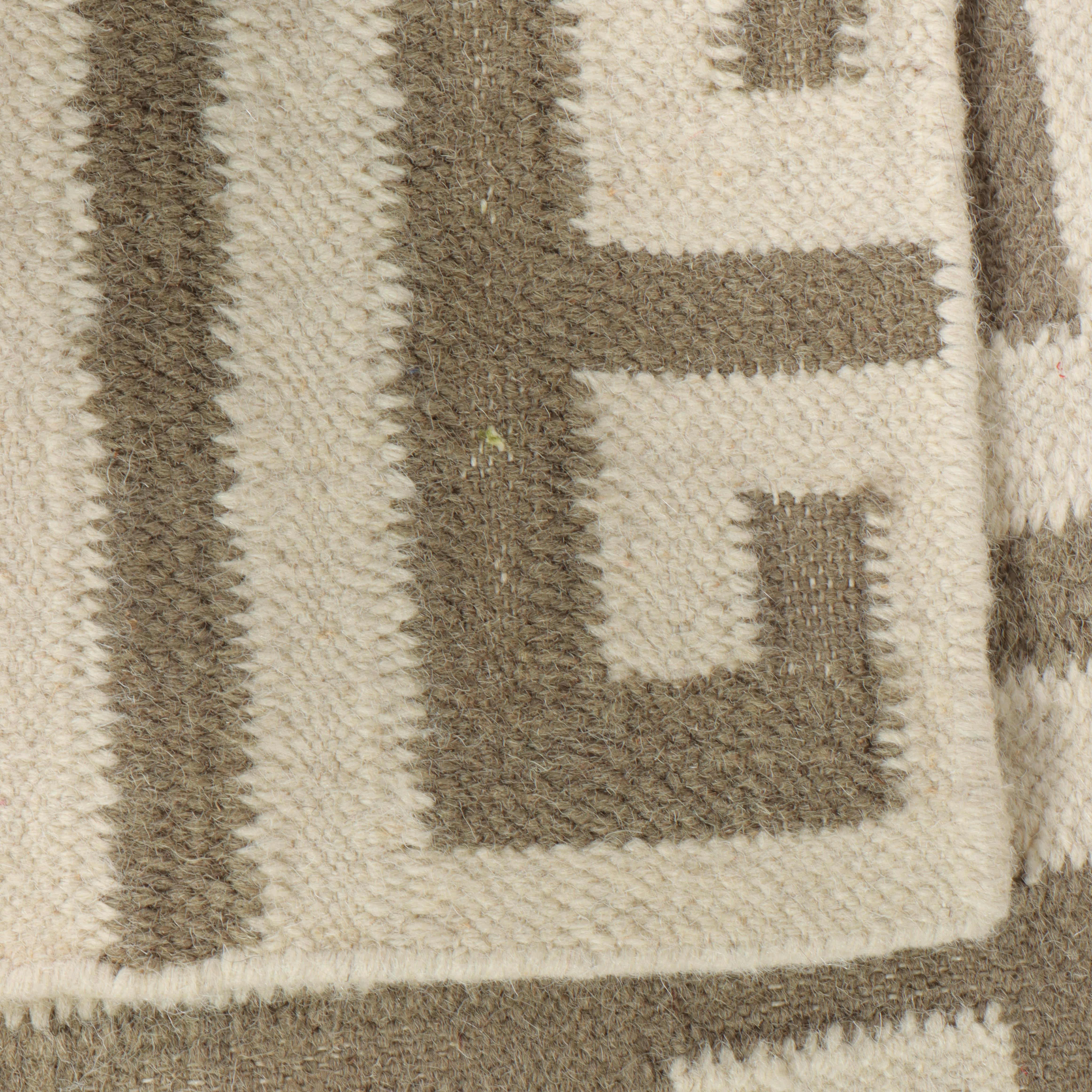 4'11 x 7'11 Handwoven The Rug Gallery Indian Dhurrie Area Rug