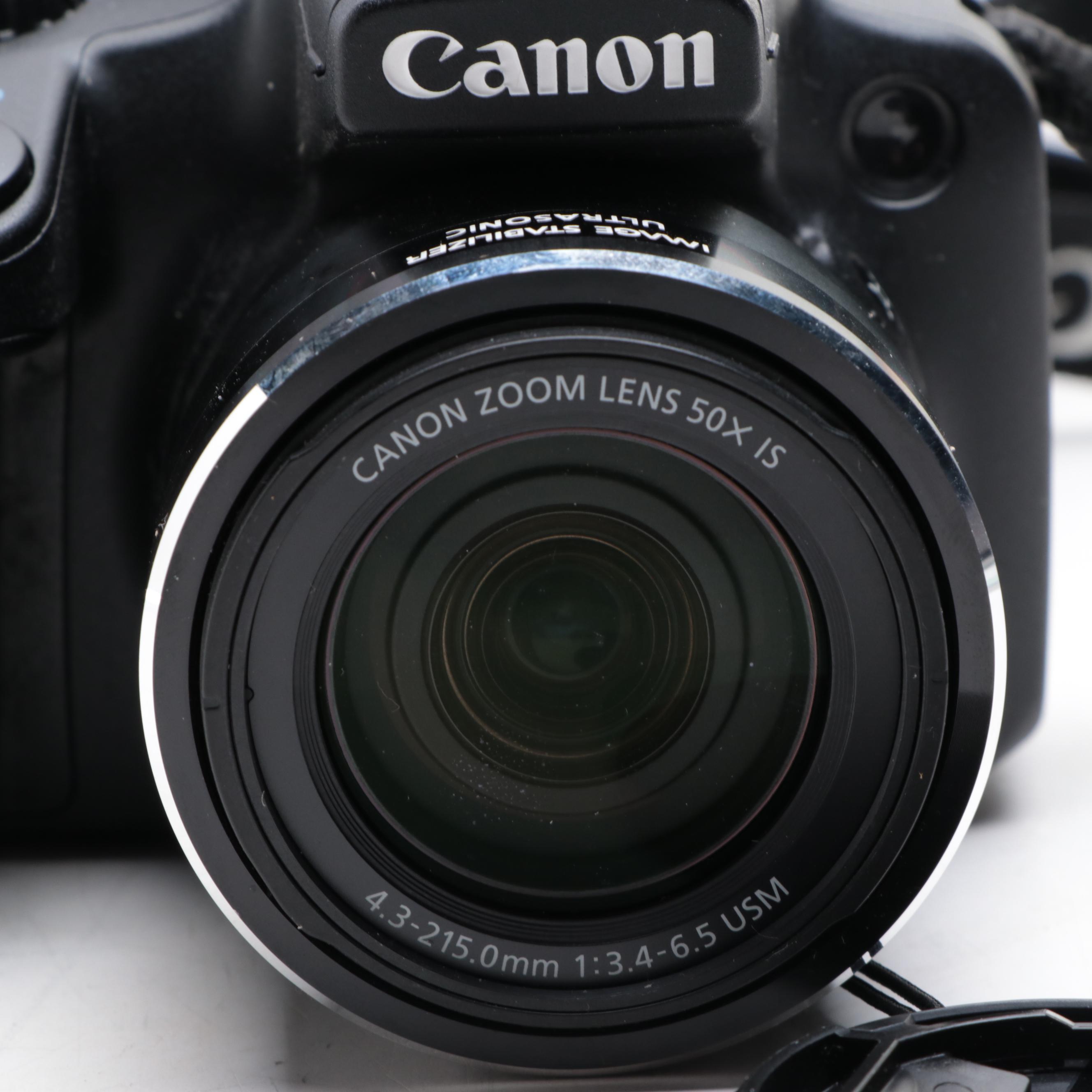 Canon PowerShot SX50 HS Digital Camera With Case and 16GB SD Card