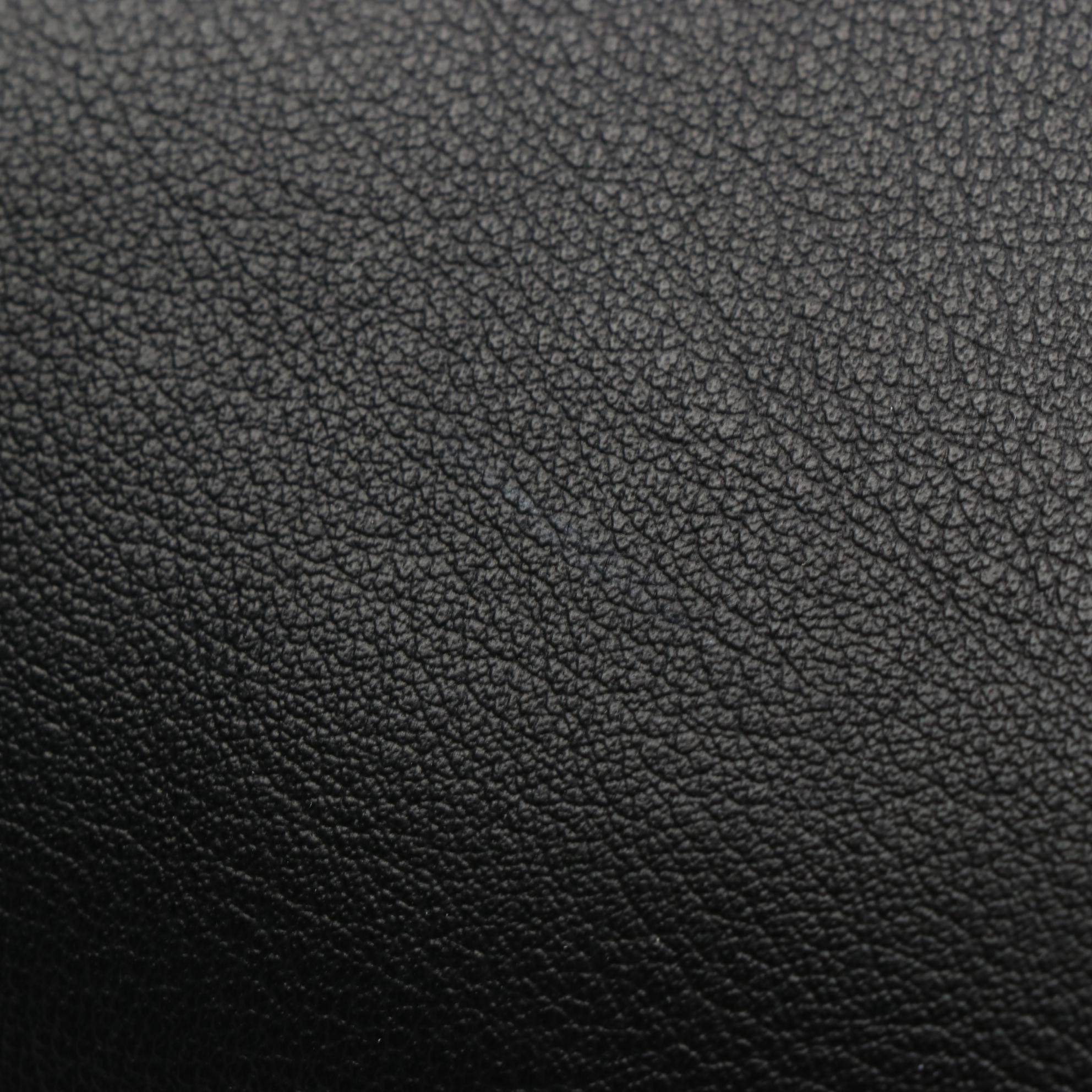 Saint Laurent Shopper Tote in Black Leather with Zip Pouch