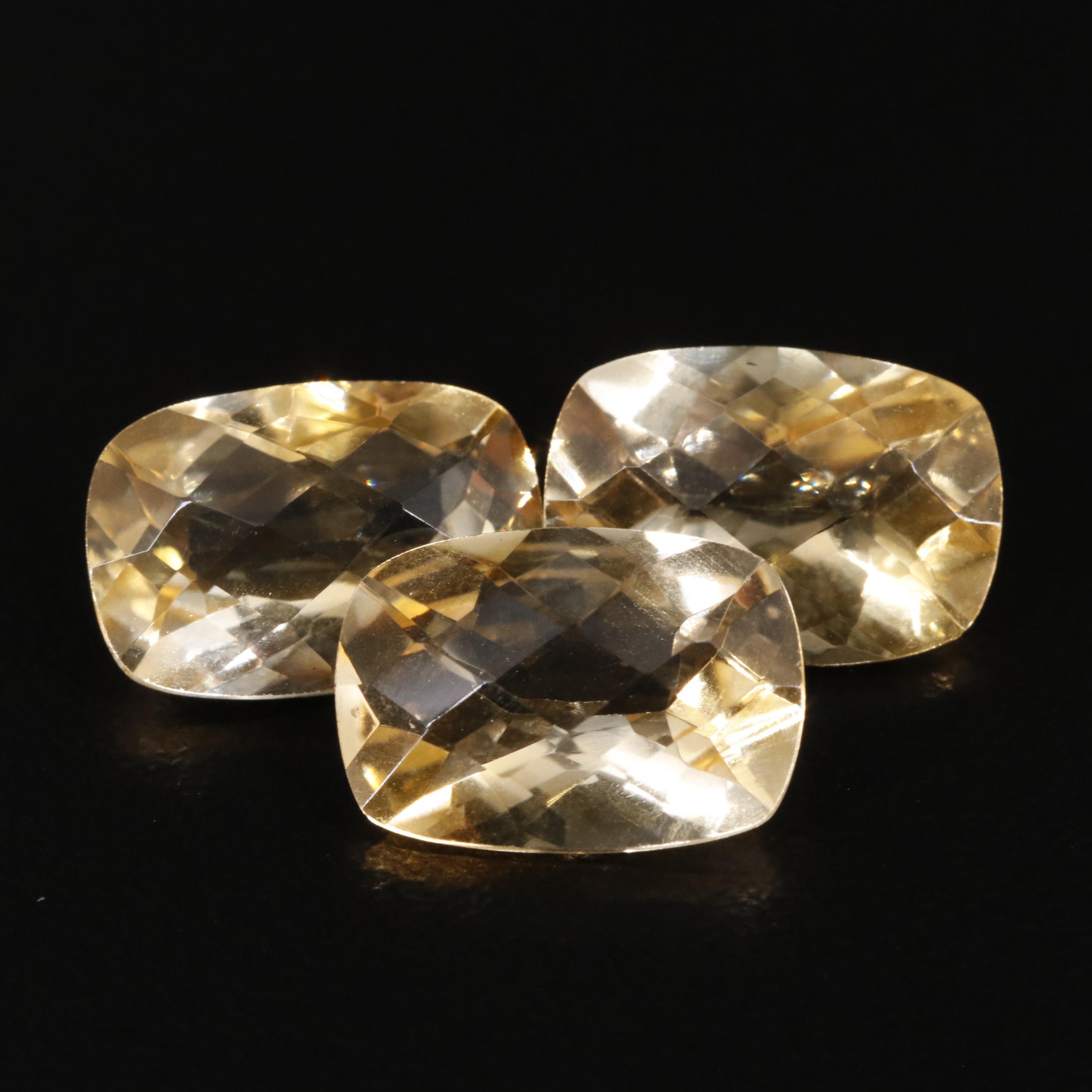 Loose 12.25 CTW Citrine Lot