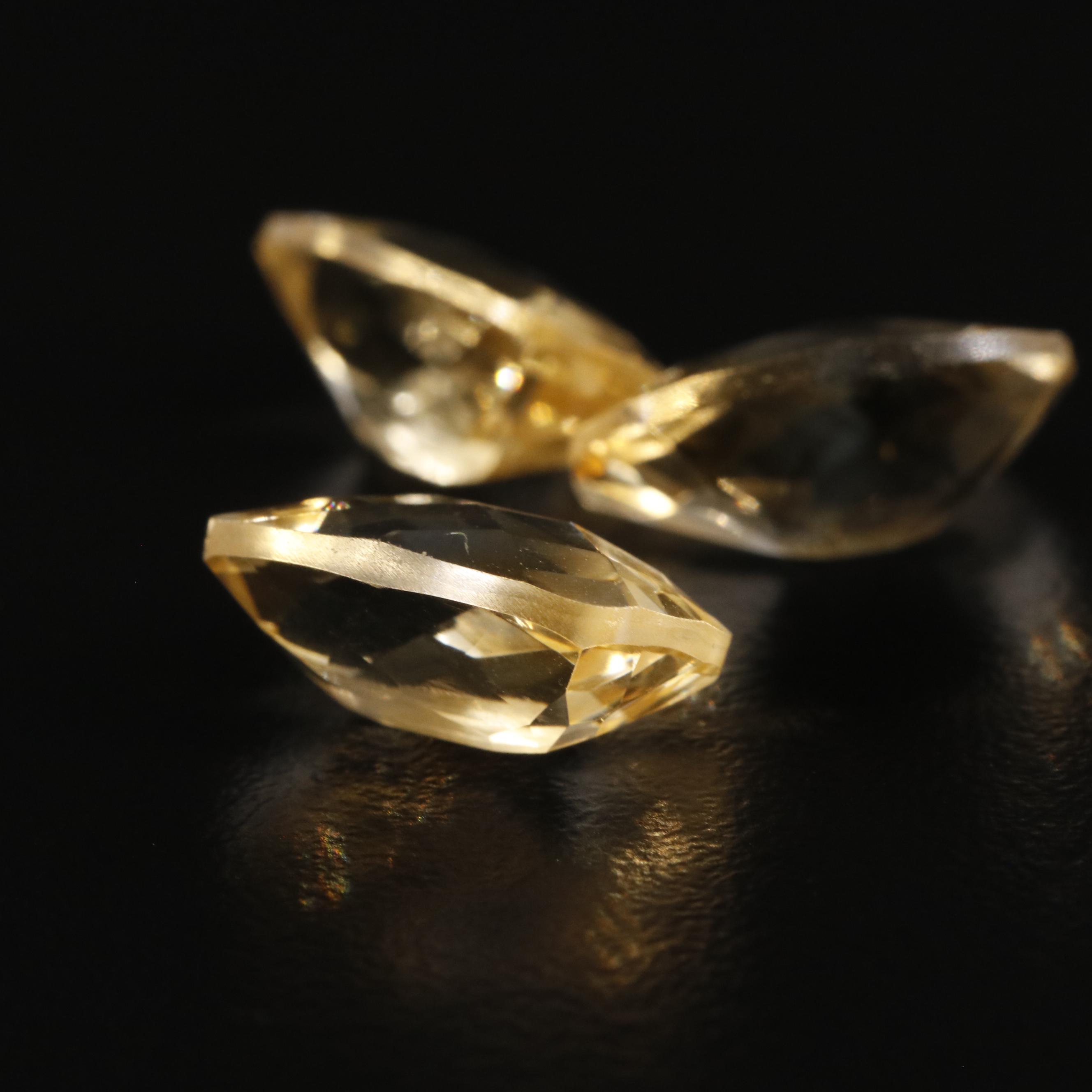 Loose 12.25 CTW Citrine Lot