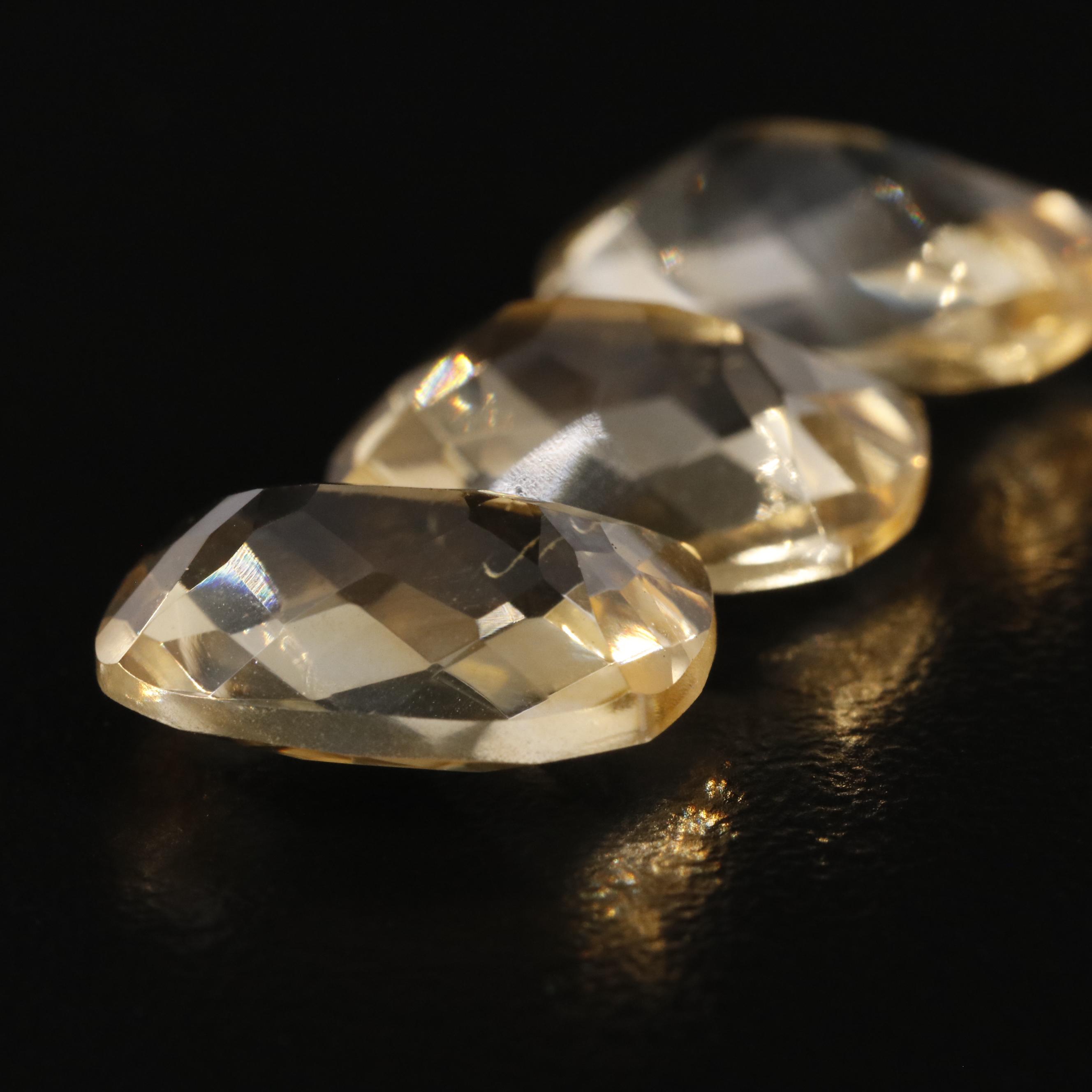 Loose 12.25 CTW Citrine Lot