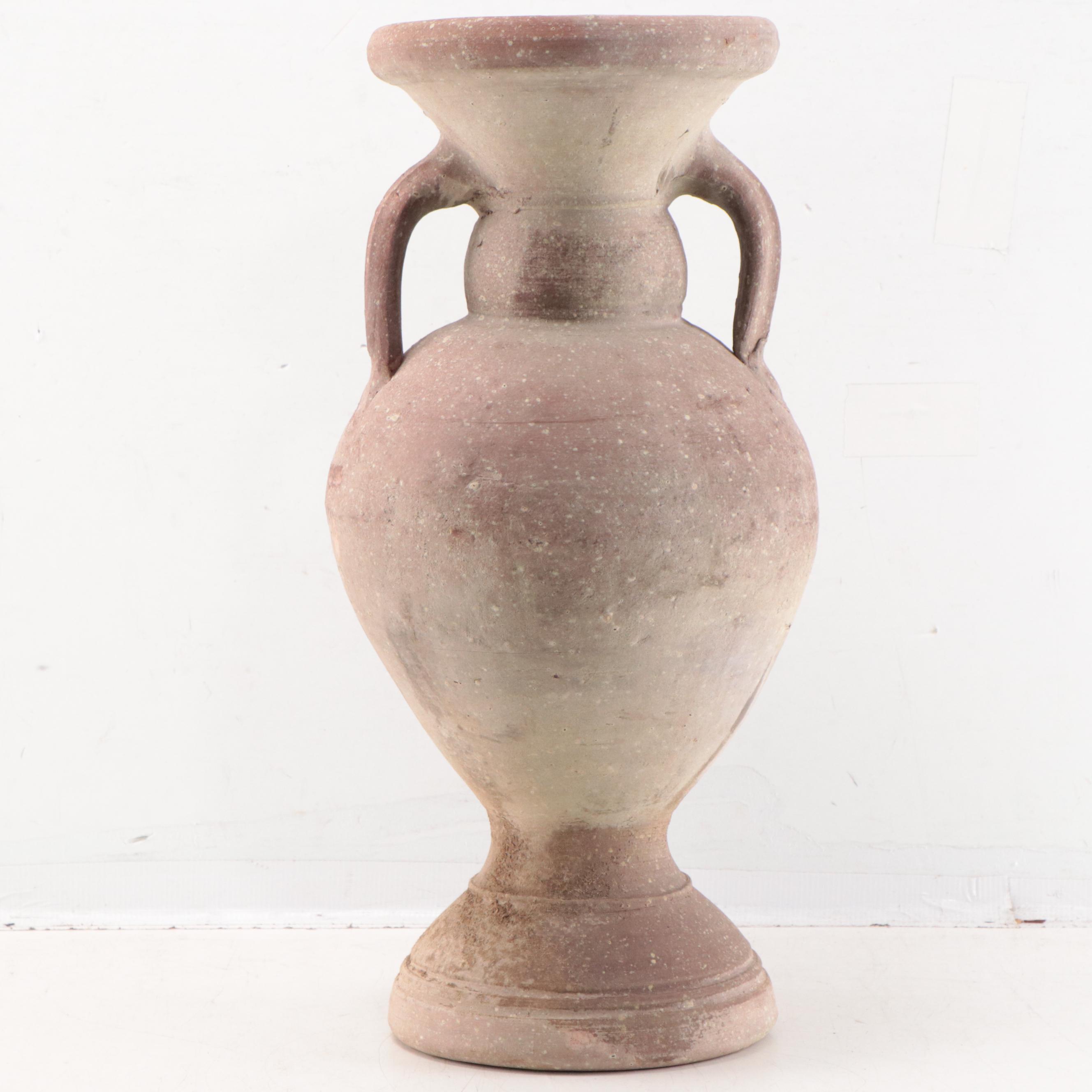 Terracotta Garden Amphora Planter