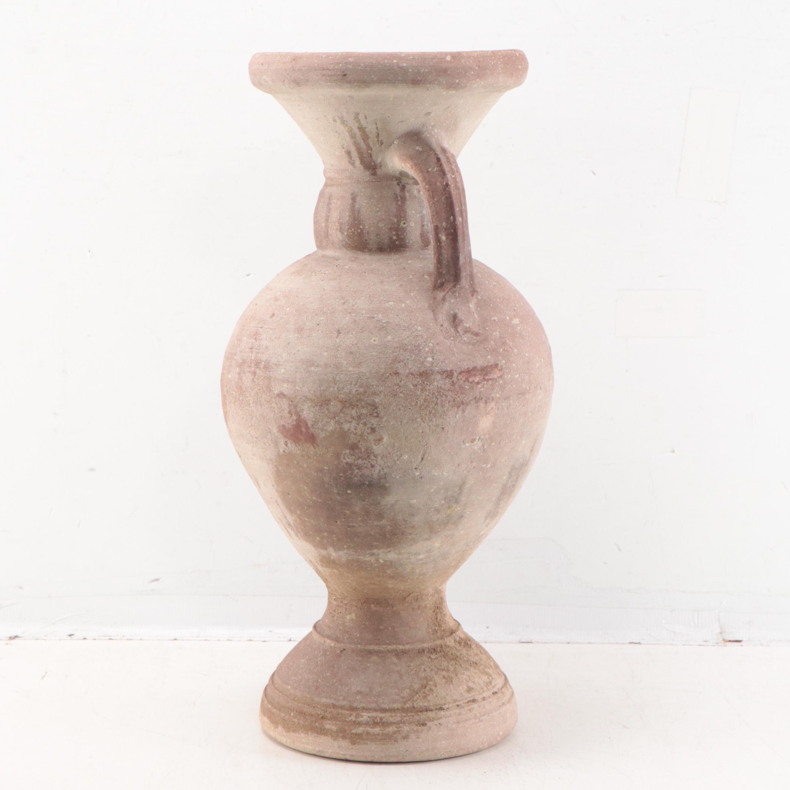 Terracotta Garden Amphora Planter