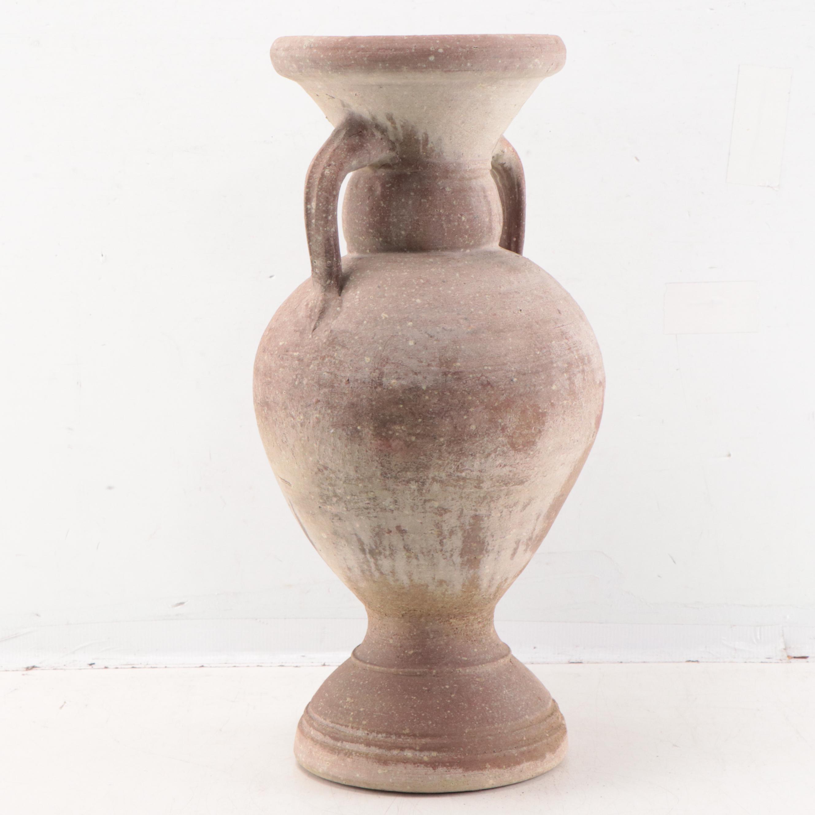 Terracotta Garden Amphora Planter
