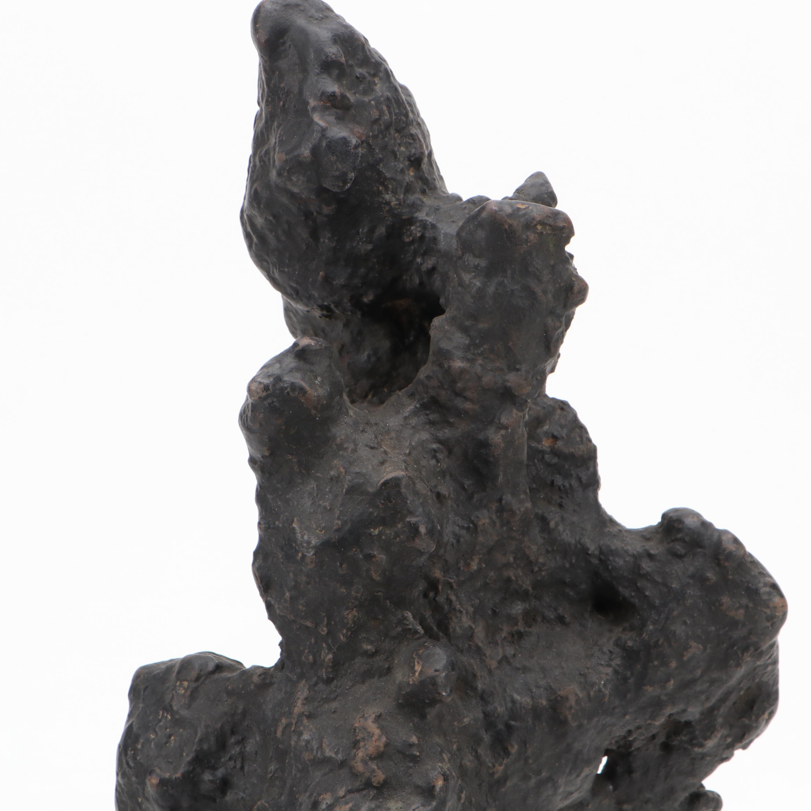 Chinese Scholar's Stone on Fitted Base, 19th Century