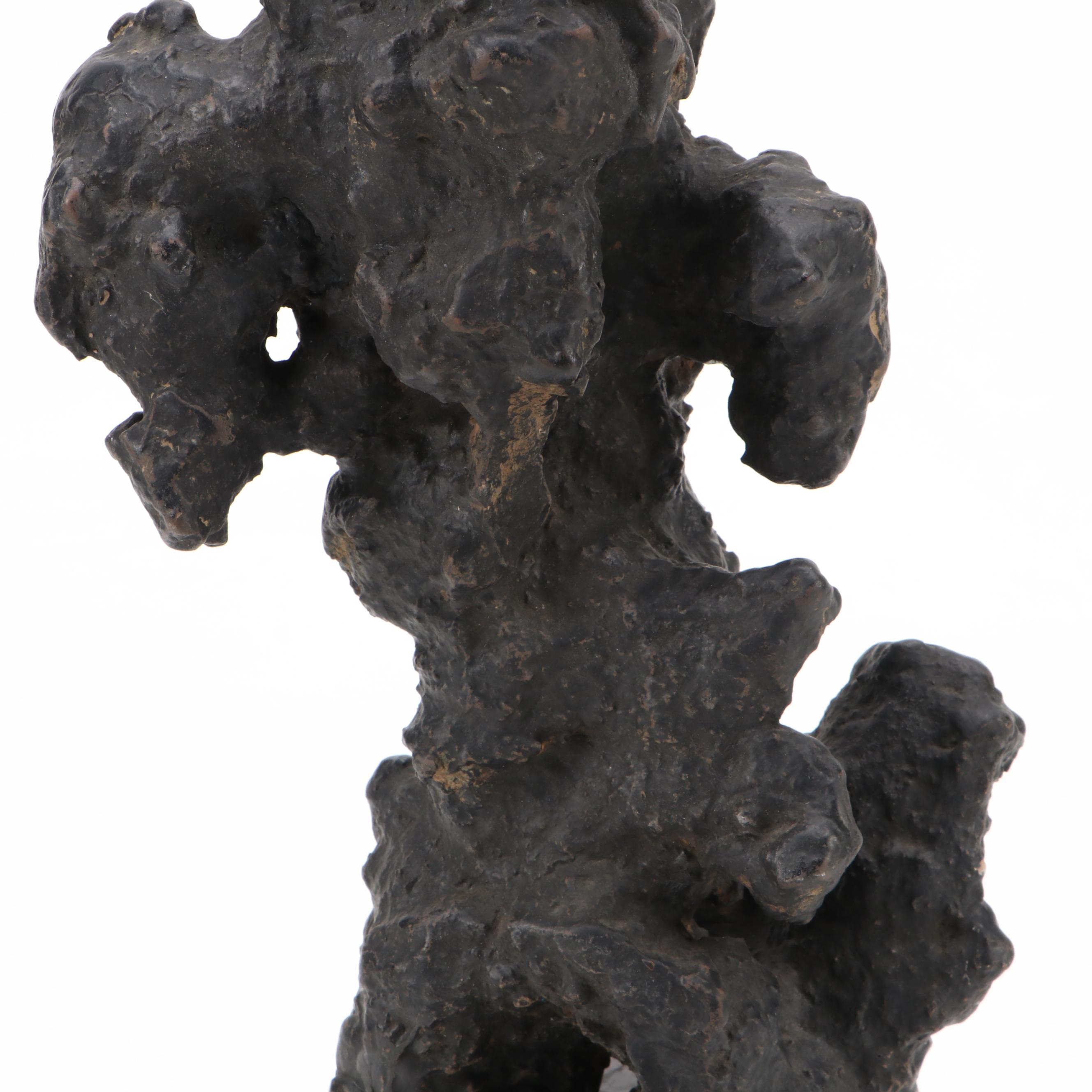 Chinese Scholar's Stone on Fitted Base, 19th Century