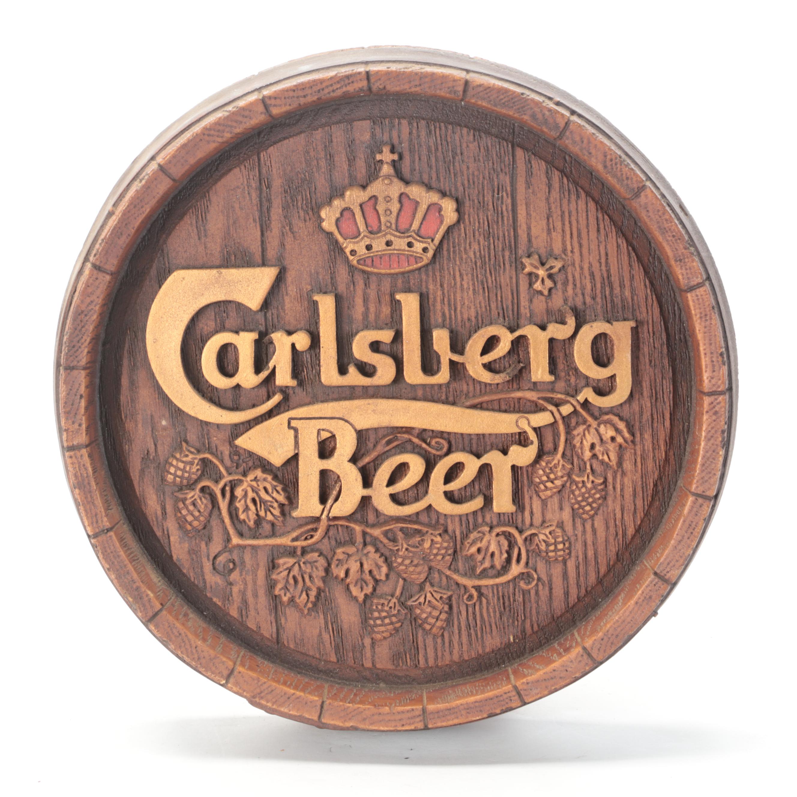 Würzburger Hofbräu, Carlsberg with Other Beer Advertising Signs and Banner