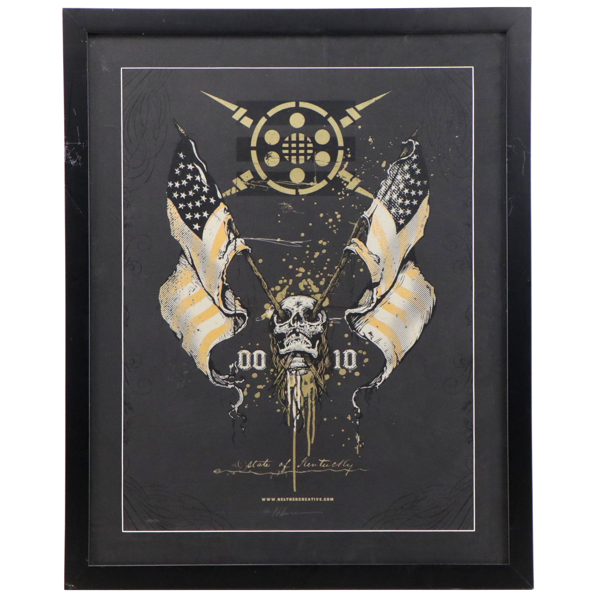 Keith Nelter Serigraph Poster "State of Kentucky"