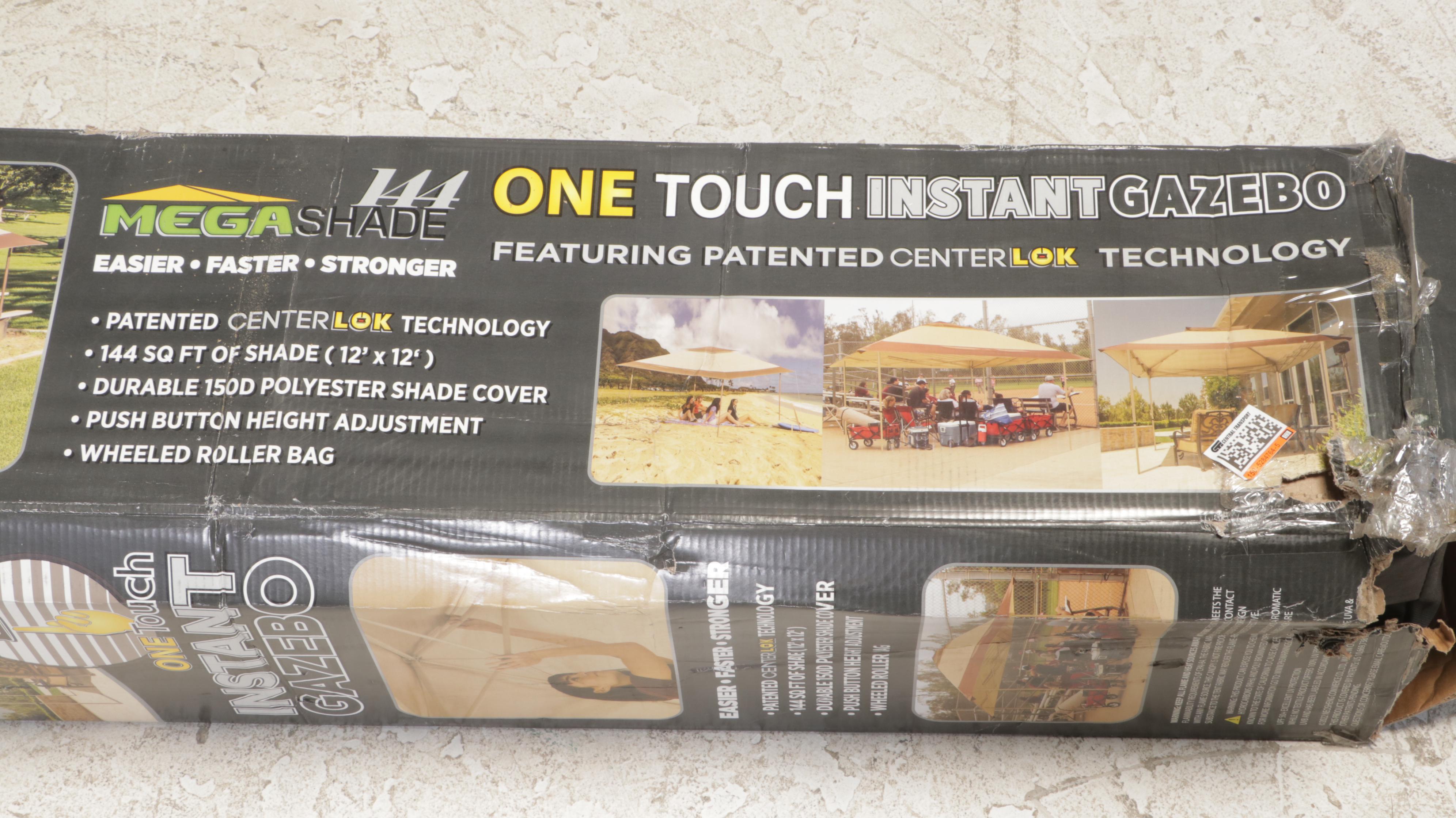 Crown Shades Megashade 12' x 12' One Touch Instant Gazebo Canopy