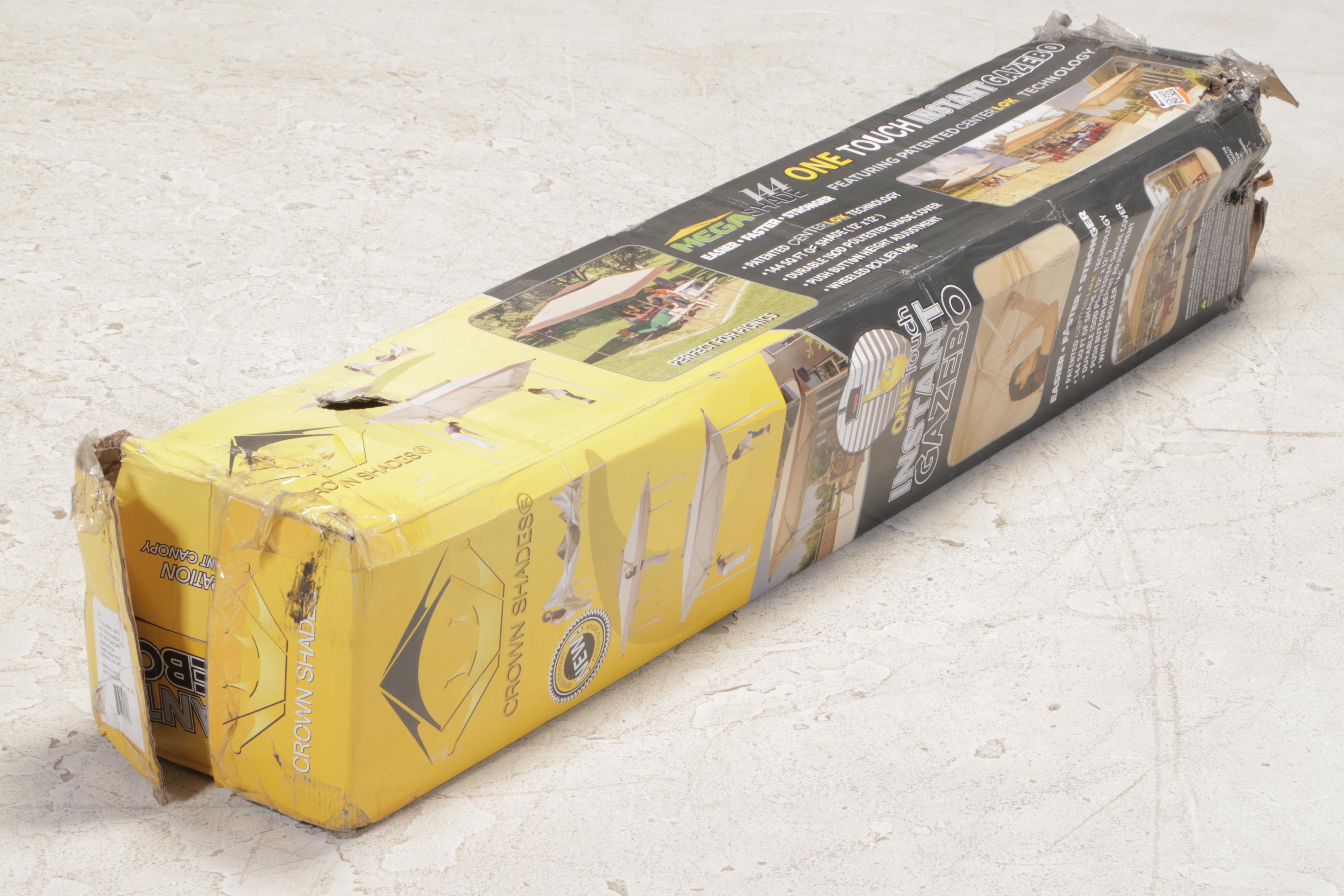 Crown Shades Megashade 12' x 12' One Touch Instant Gazebo Canopy