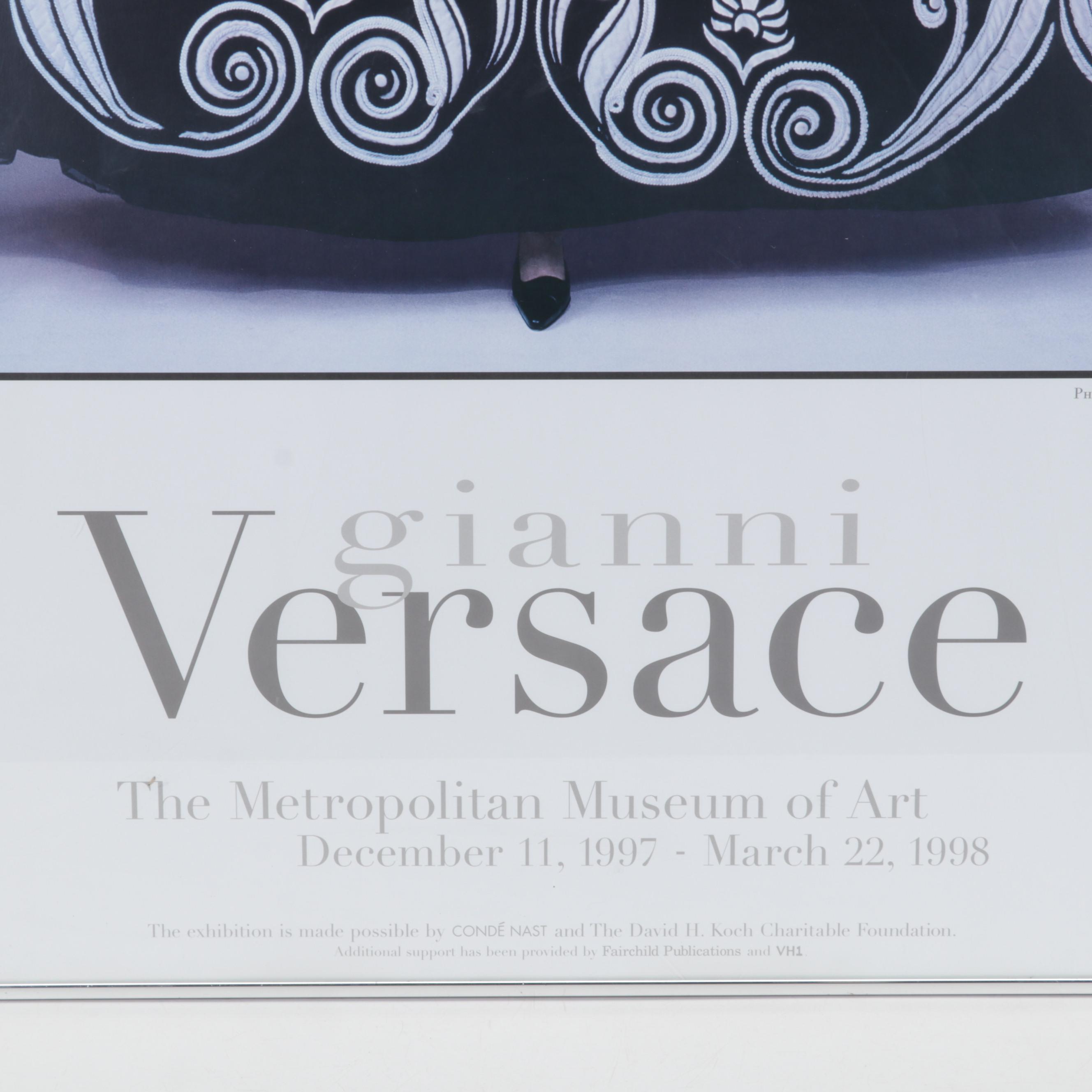 Met Exhibition Offset Lithograph After Irving Penn "Gianni Versace," 1997