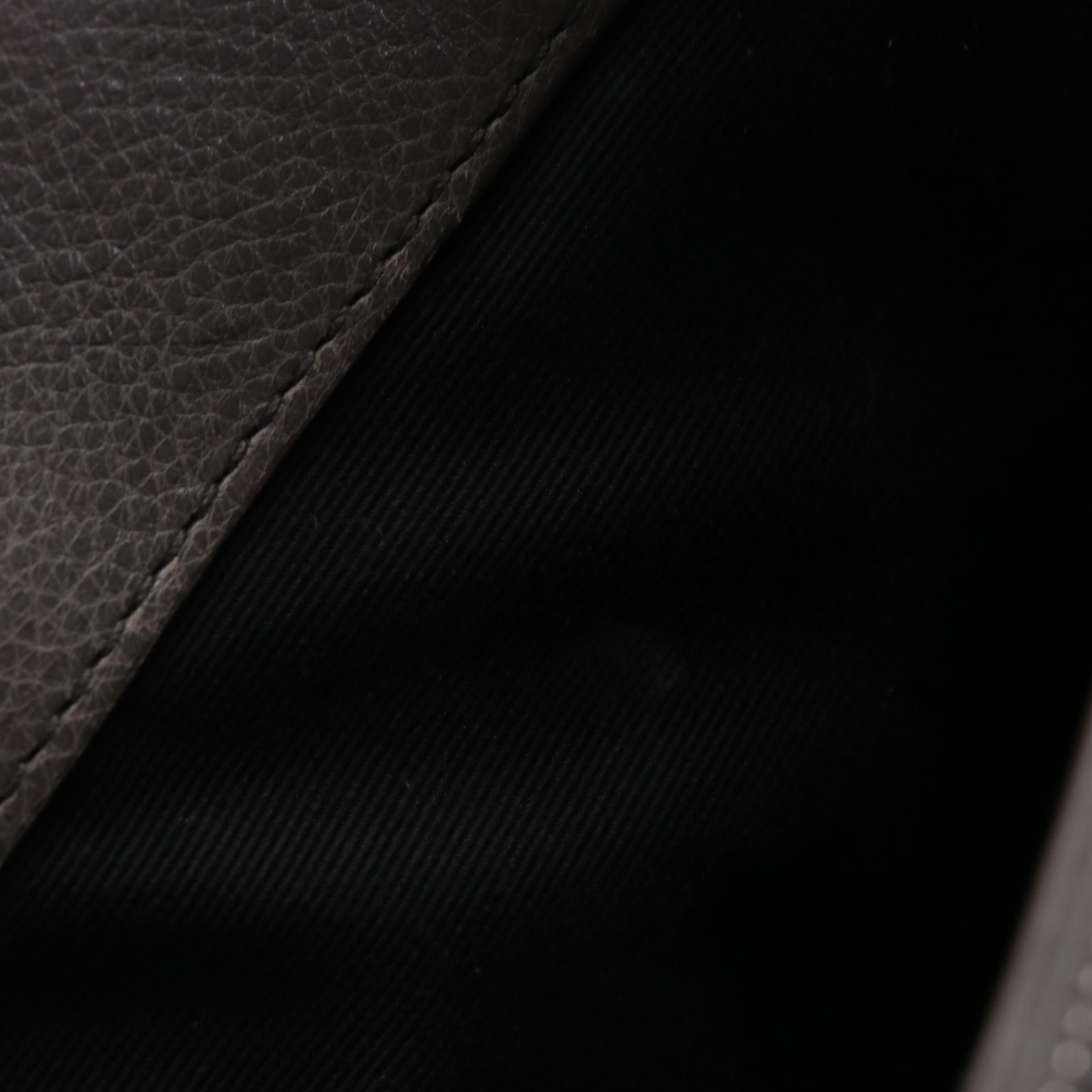 Saint Laurent Large Classic Monogram College Bag in Chevron Matelassé Leather