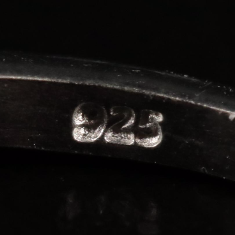 Sterling Sapphire Solitaire Ring