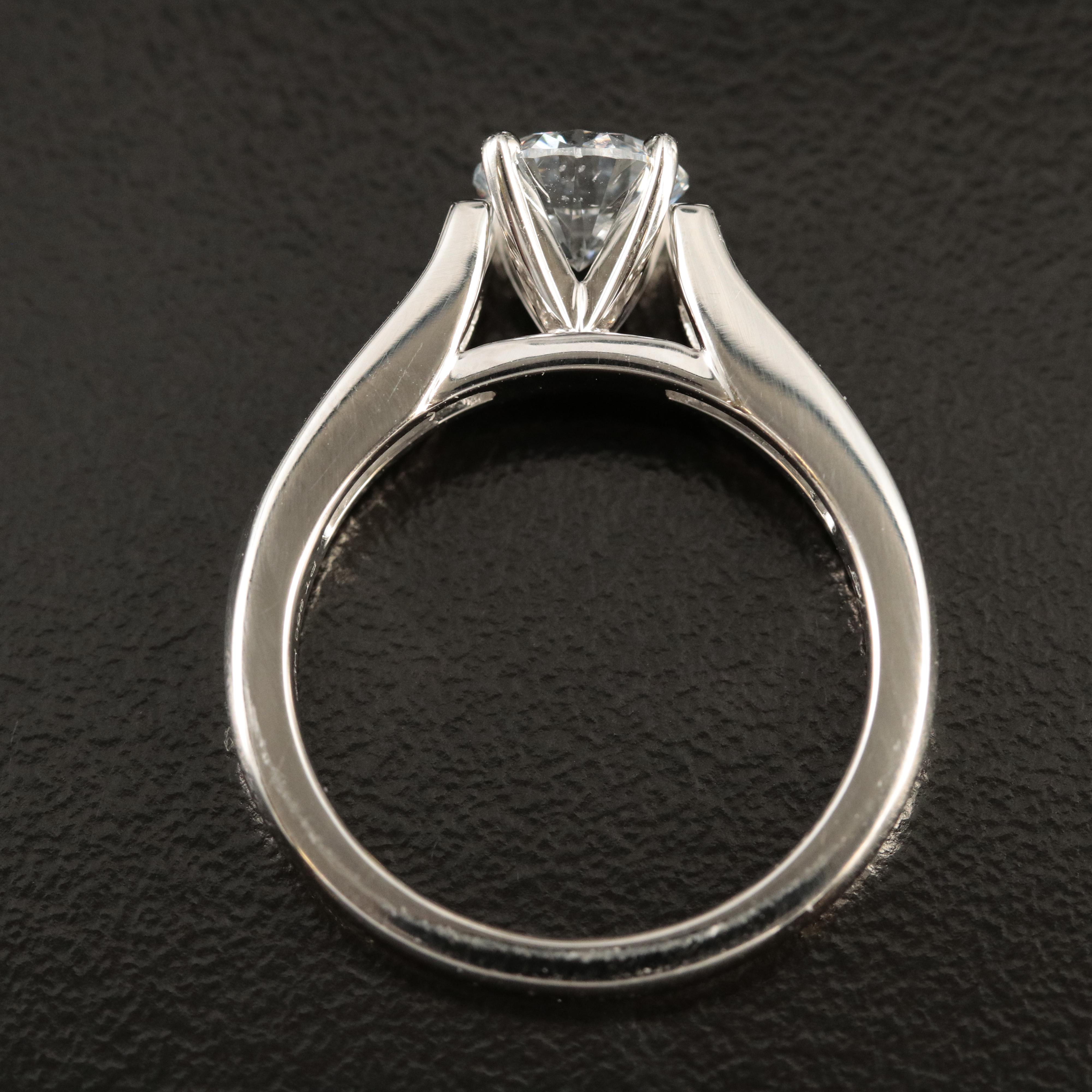 Platinum 1.25 CTW Lab Grown Diamond Ring