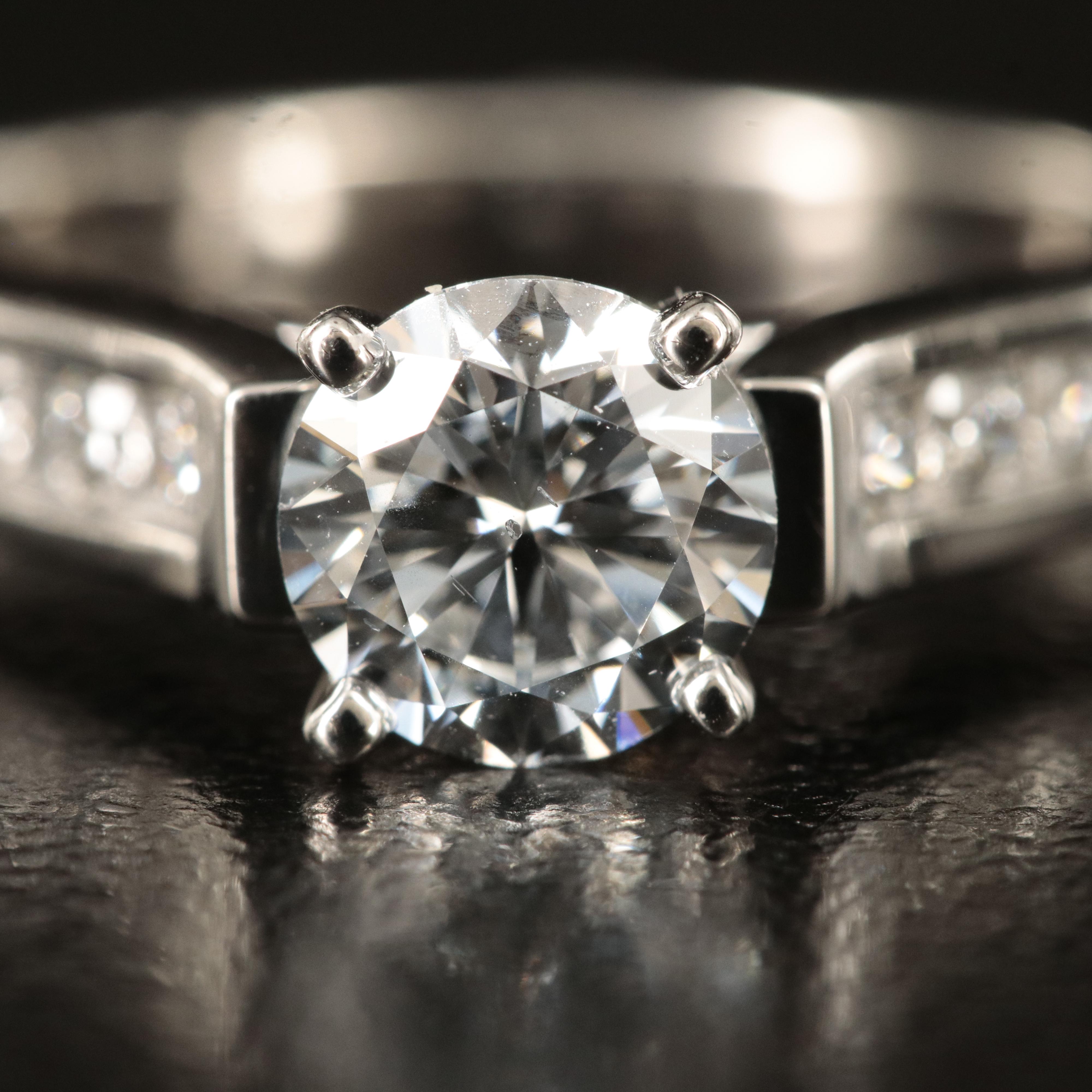 Platinum 1.25 CTW Lab Grown Diamond Ring