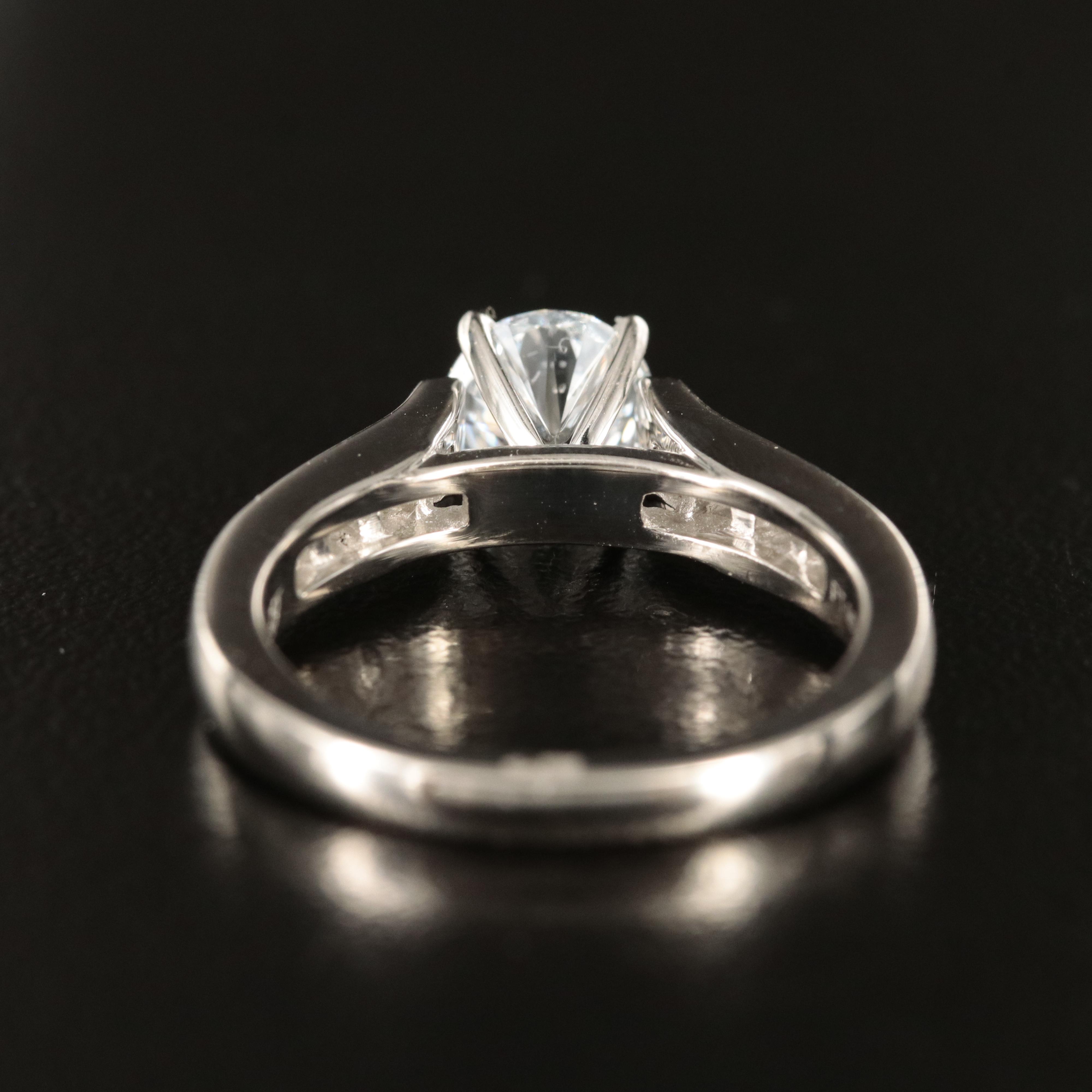 Platinum 1.25 CTW Lab Grown Diamond Ring